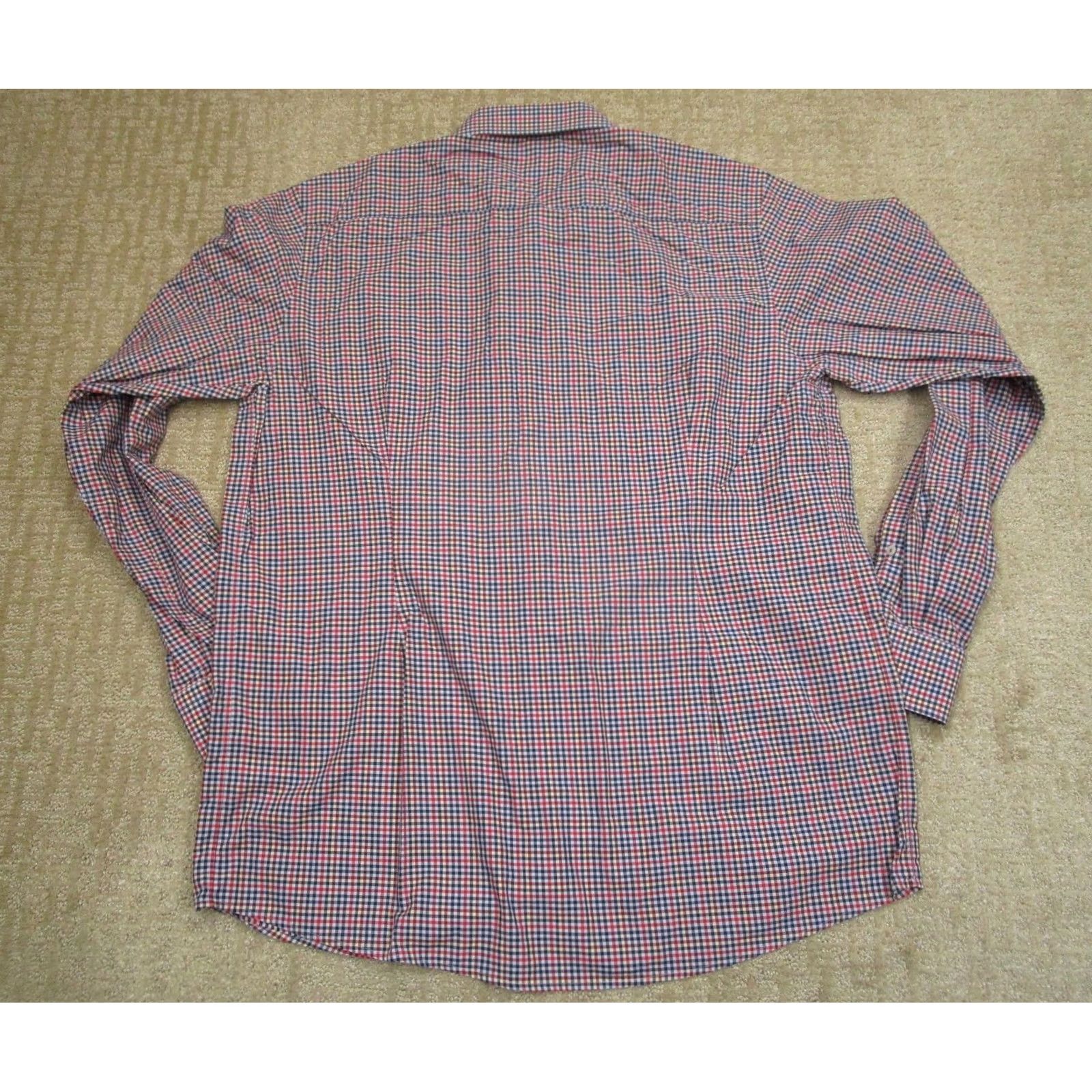 Eton Eton Shirt Men 2XL Multicolor Check Long Sleeve Button-Up Casual Shirt Size US XXL / EU 58 / 5 - 4 Thumbnail
