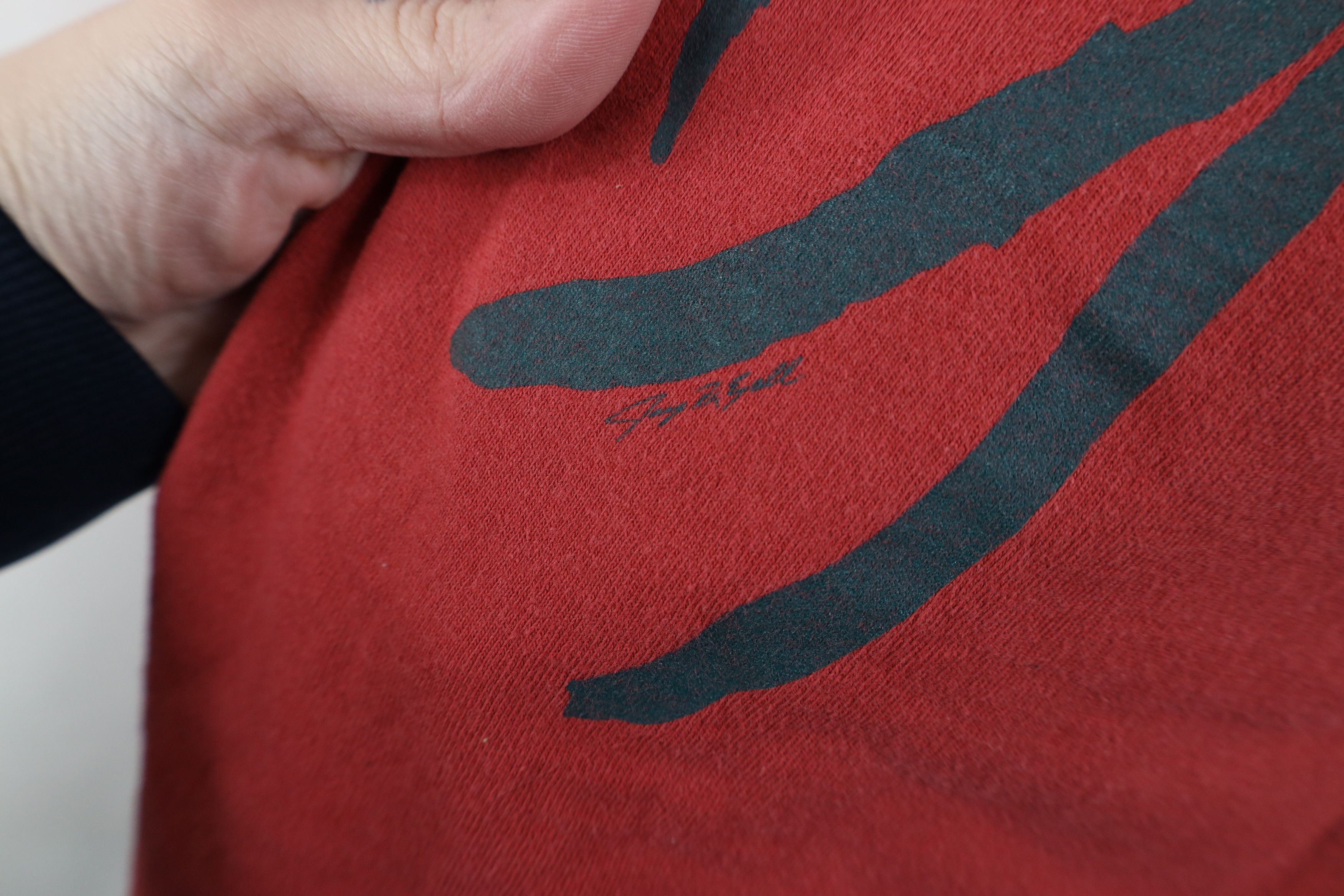 Vintage Vintage 90s Streetwear Kokopelli Aspen Skiing T-Shirt Red Size US L / EU 52-54 / 3 - 7 Thumbnail