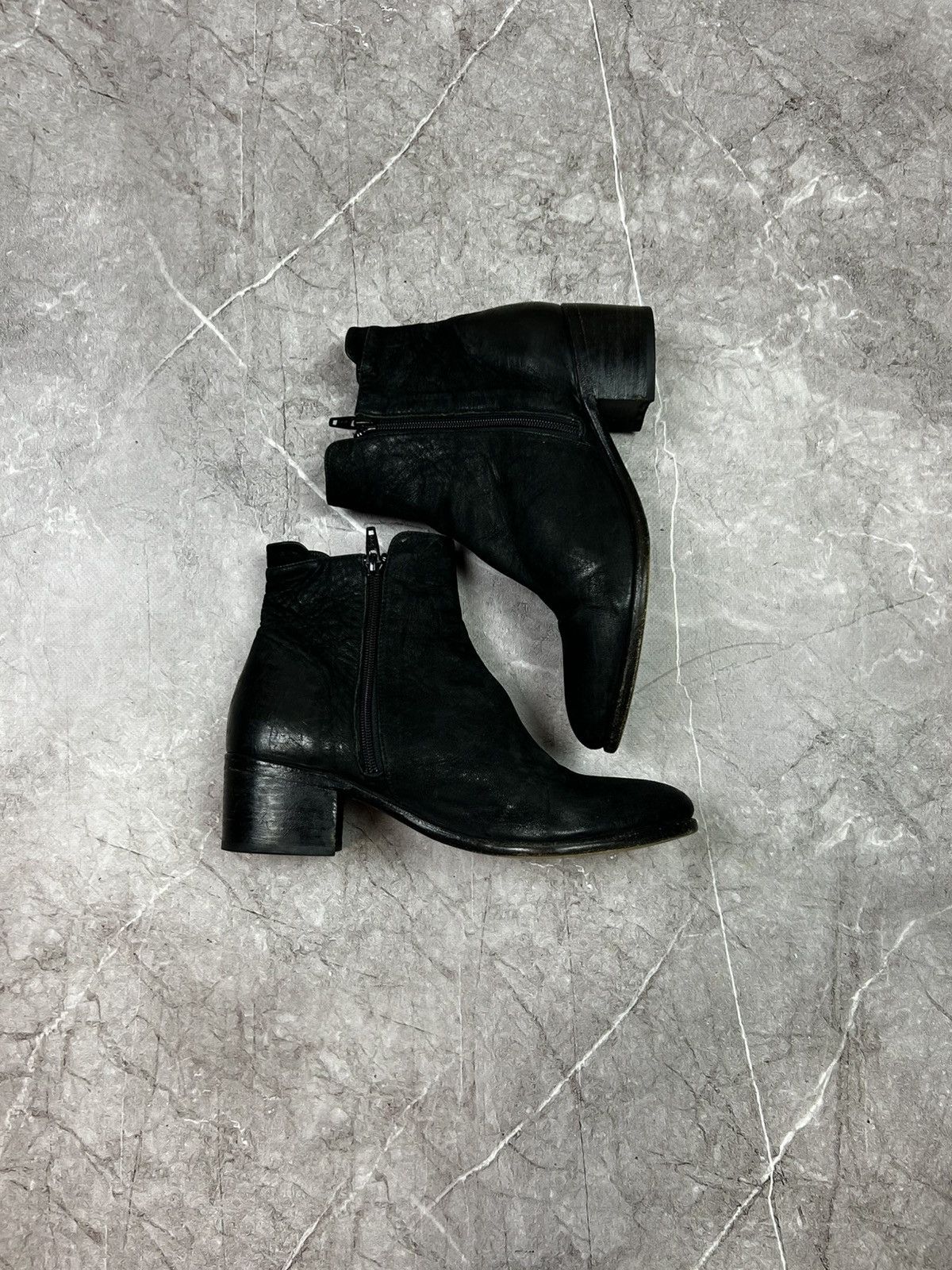 The Last Conspiracy The Last Conspiracy Black Soft Leather Ankle Boots Size 37 Size US 7 / IT 37 - 3 Thumbnail