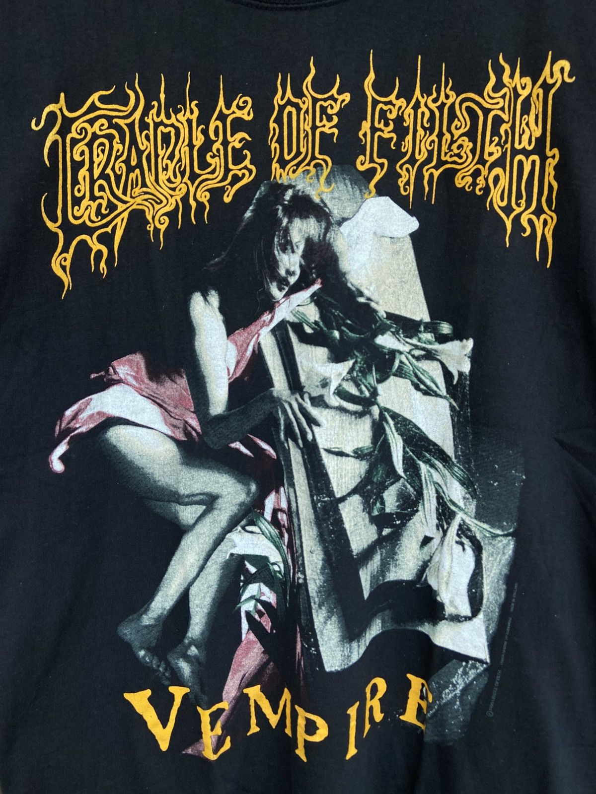 Band Tees vintage Cradle of Filth Vempire 1996 band tee Size US XL / EU 56 / 4 - 3 Thumbnail