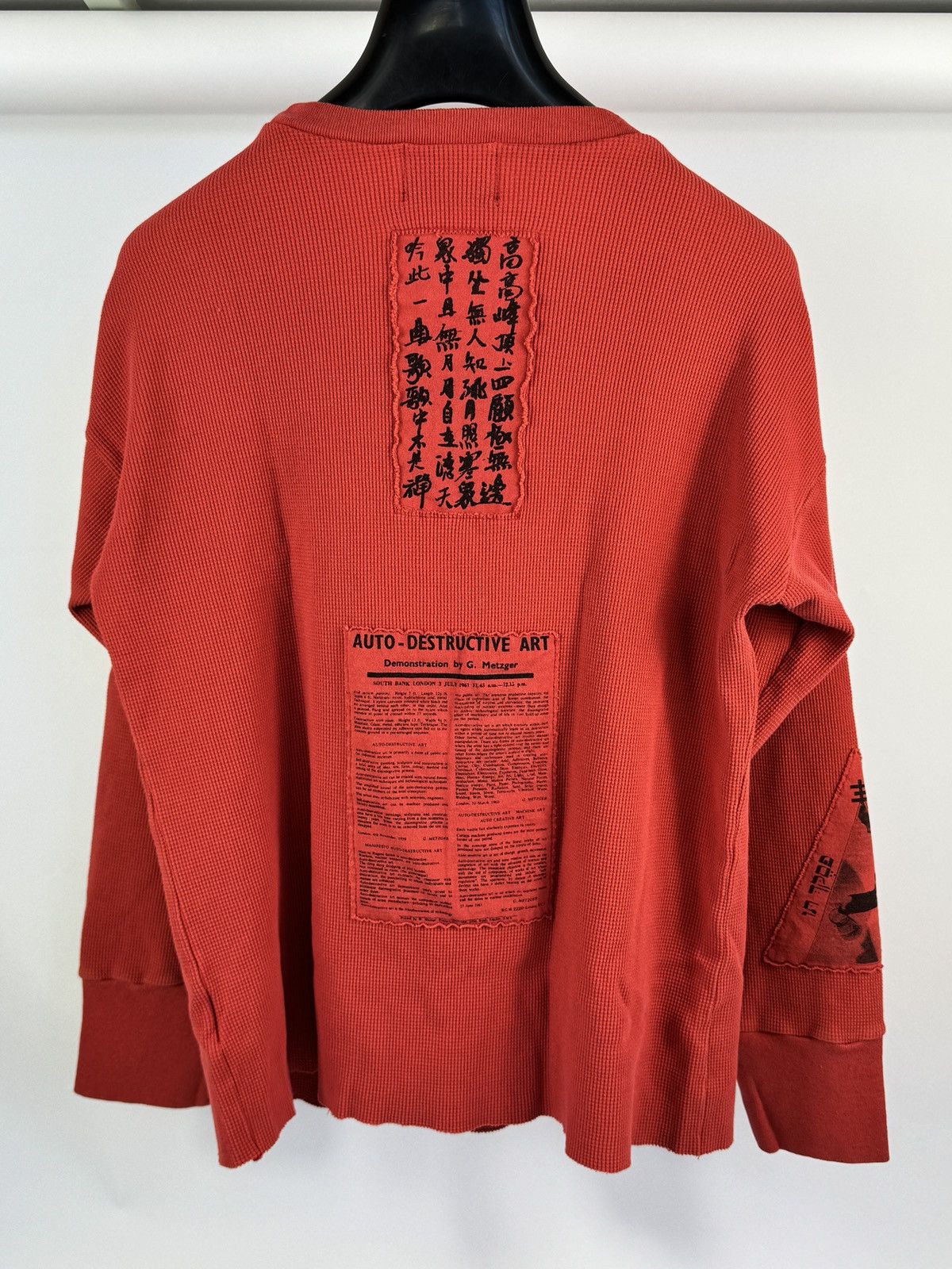 Enfants Riches Deprimes ASSEMBLAGE APPLIQUE WAFFLE FITTED THERMAL T-SHIRT Size US XL / EU 56 / 4 - 2 Thumbnail