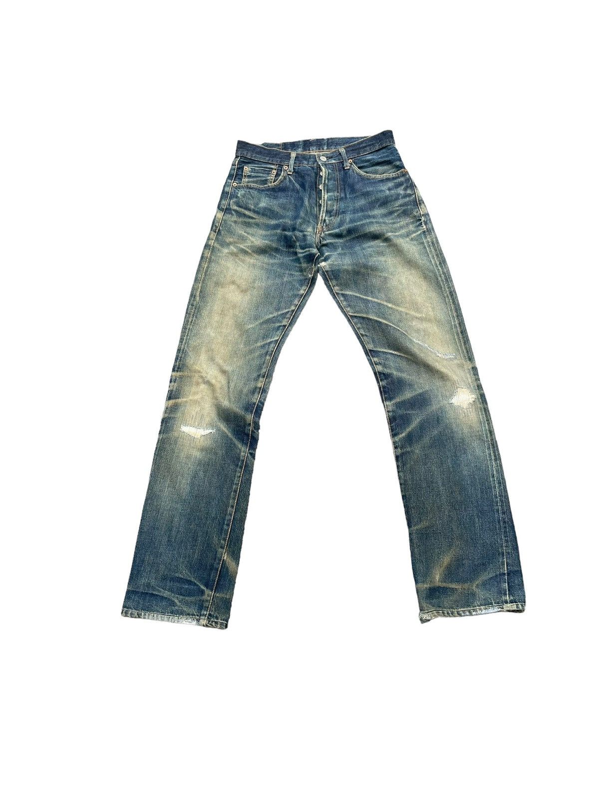Octopus × Vintage Vintage Octopus Army Selvedge Distresed Denim Size US 30 / EU 46 - 2 Thumbnail