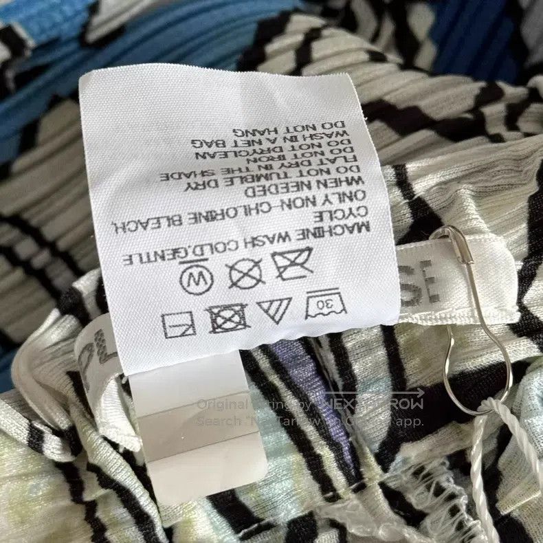 Issey Miyake Issey Miyake size:3 Color-Blocked Pants Size 22" - 4 Thumbnail