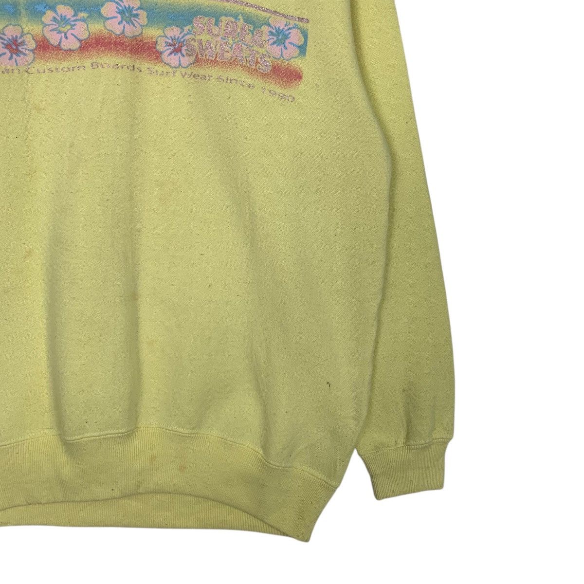 Japanese Brand Surf & Sweats Yellow Sweatshirt Size US L / EU 52-54 / 3 - 4 Thumbnail