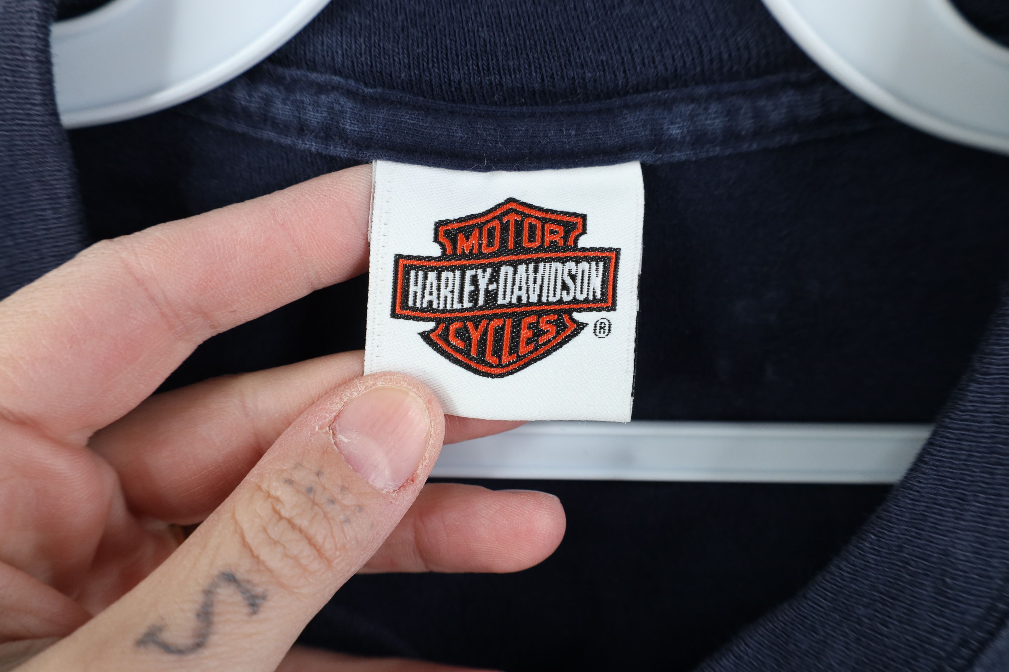Harley Davidson Vintage Y2K Harley Davidson Big Logo Short Sleeve T-Shirt Size US L / EU 52-54 / 3 - 9 Thumbnail
