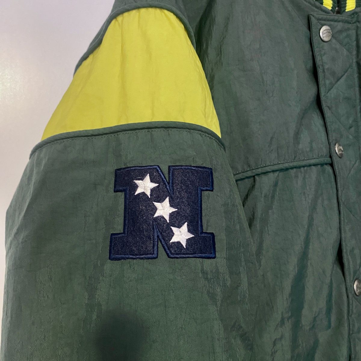 NFL Vintage 90s Green Bay Packers Nutmeg NFL Jacket Size US L / EU 52-54 / 3 - 4 Thumbnail