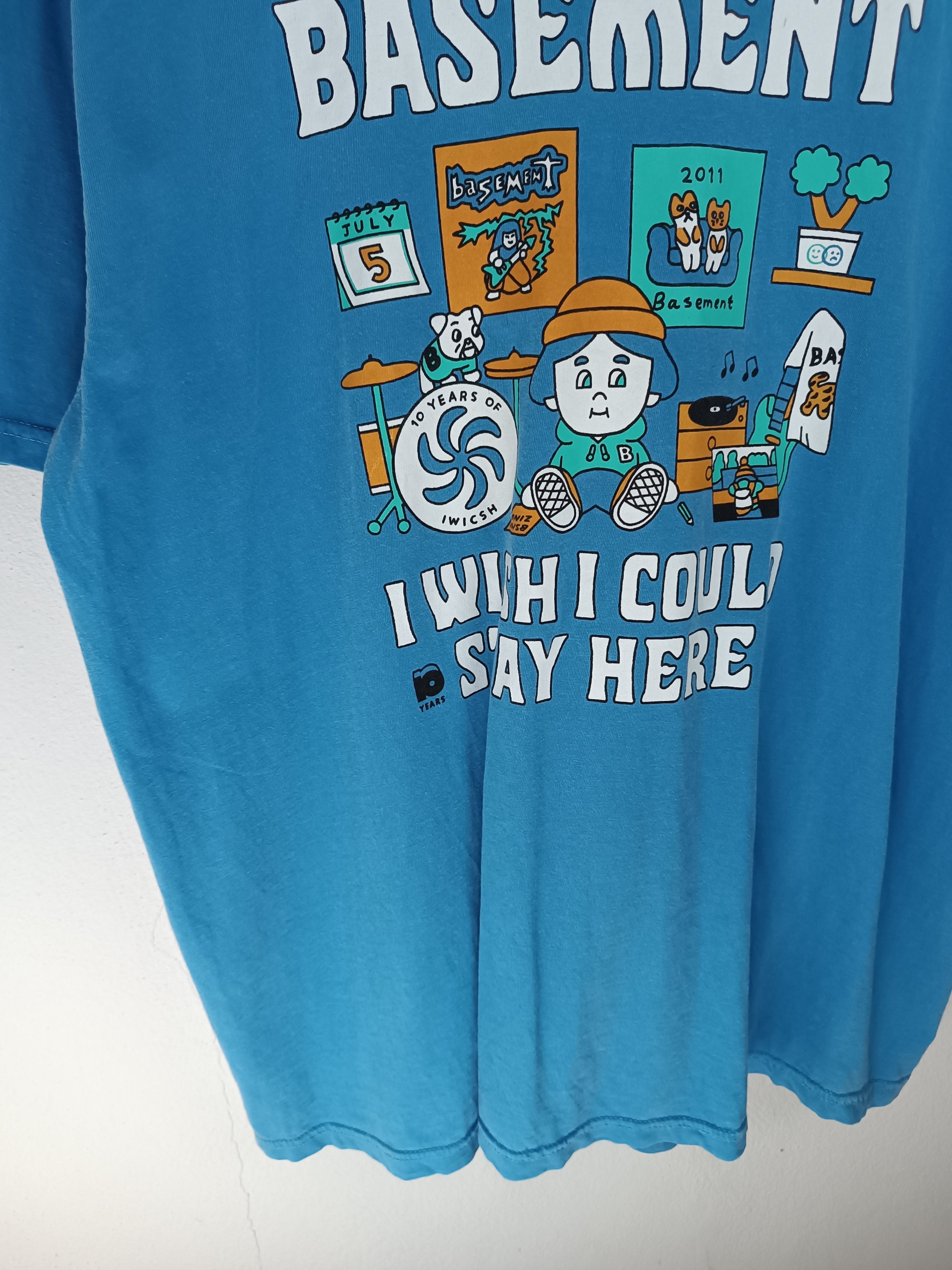 Band Tees VINTAGE BASEMENT "I WISH I COULD" TITLE FIGHT CITIZEN BAND Size US XL / EU 56 / 4 - 6 Thumbnail