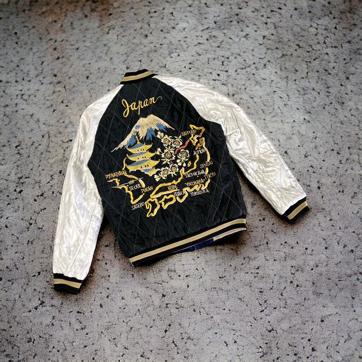 Toyo Enterprises VINTAGE 1960s TOYO VELVET SUKAJAN REVERSIBLE JACKET Size US S / EU 44-46 / 1 - 5 Thumbnail