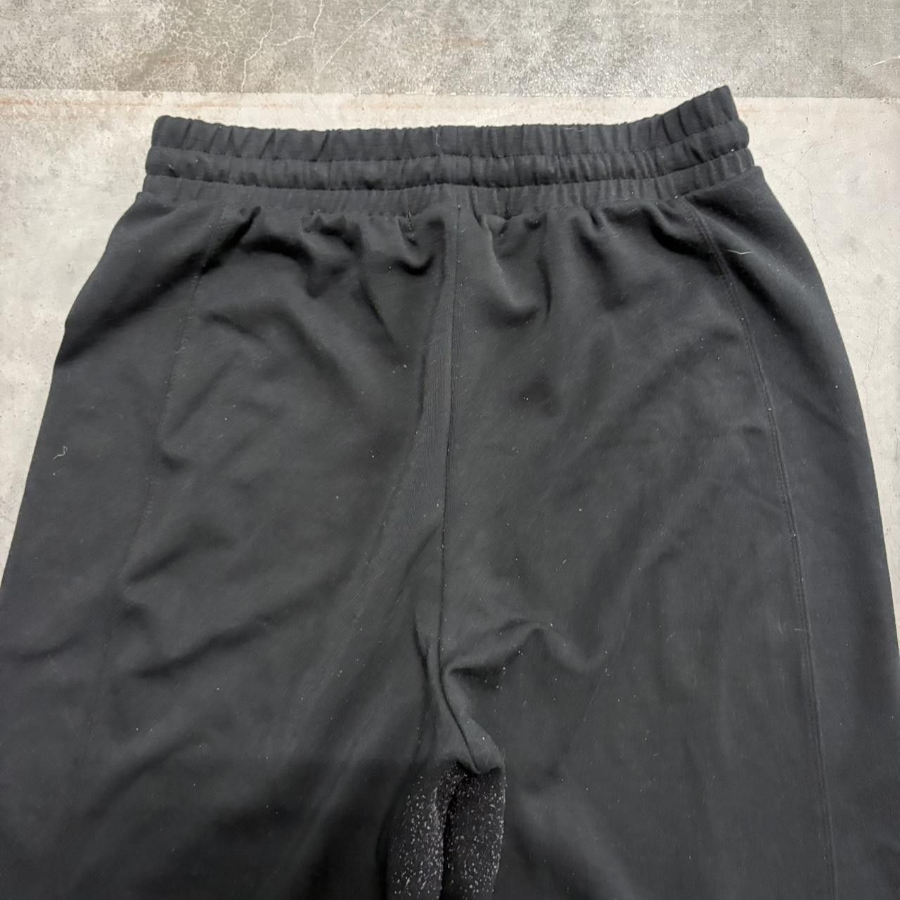 Vintage Crazy Vintage Y2K/2000s Super Baggy Wideleg Black Sweatpants! Size US 32 / EU 48 - 6 Thumbnail