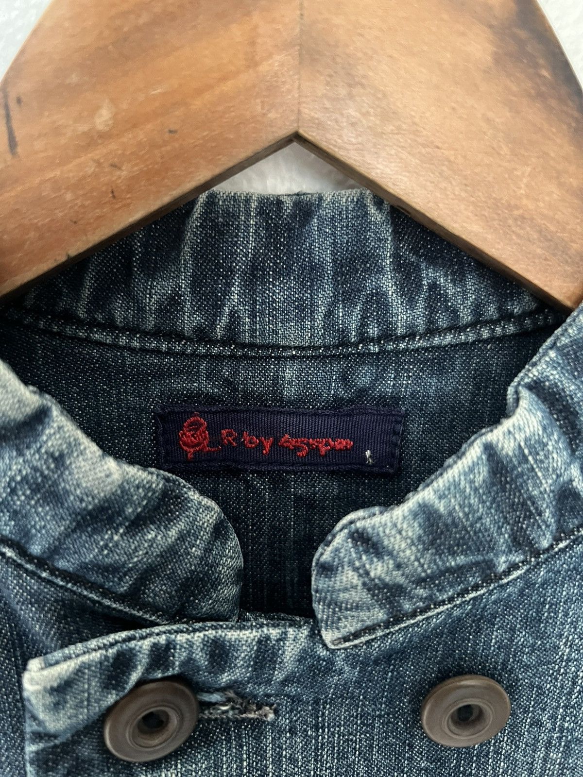 Archive* Indigo 45rpm Multi Button Denim Jacket - www