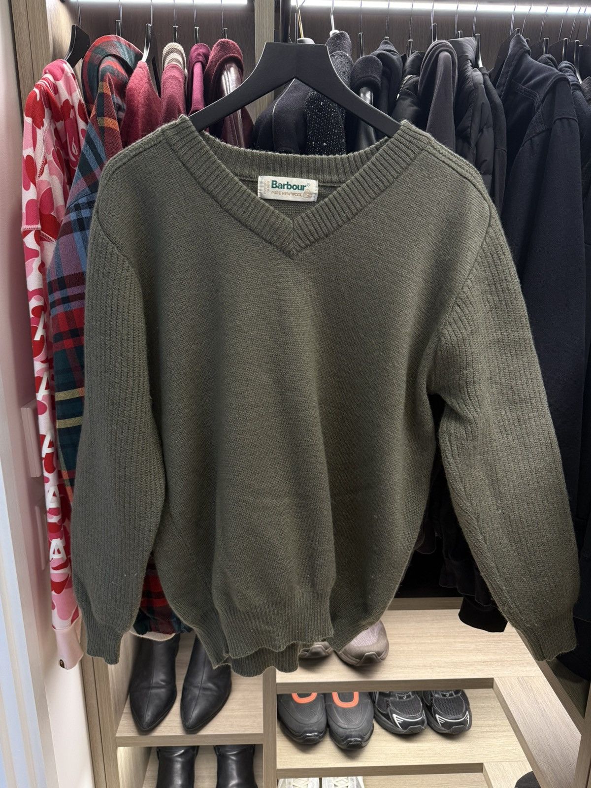 Barbour Barbour Green Wool Sweater Size US M / EU 48-50 / 2 - 1 Thumbnail