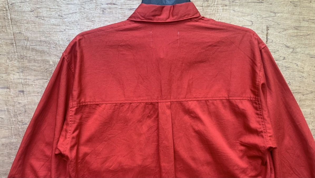 Japanese Brand SAND BEIGE A PARTY OF BOYS Slang Pocket Button Ups Shirt Size US L / EU 52-54 / 3 - 14 Thumbnail