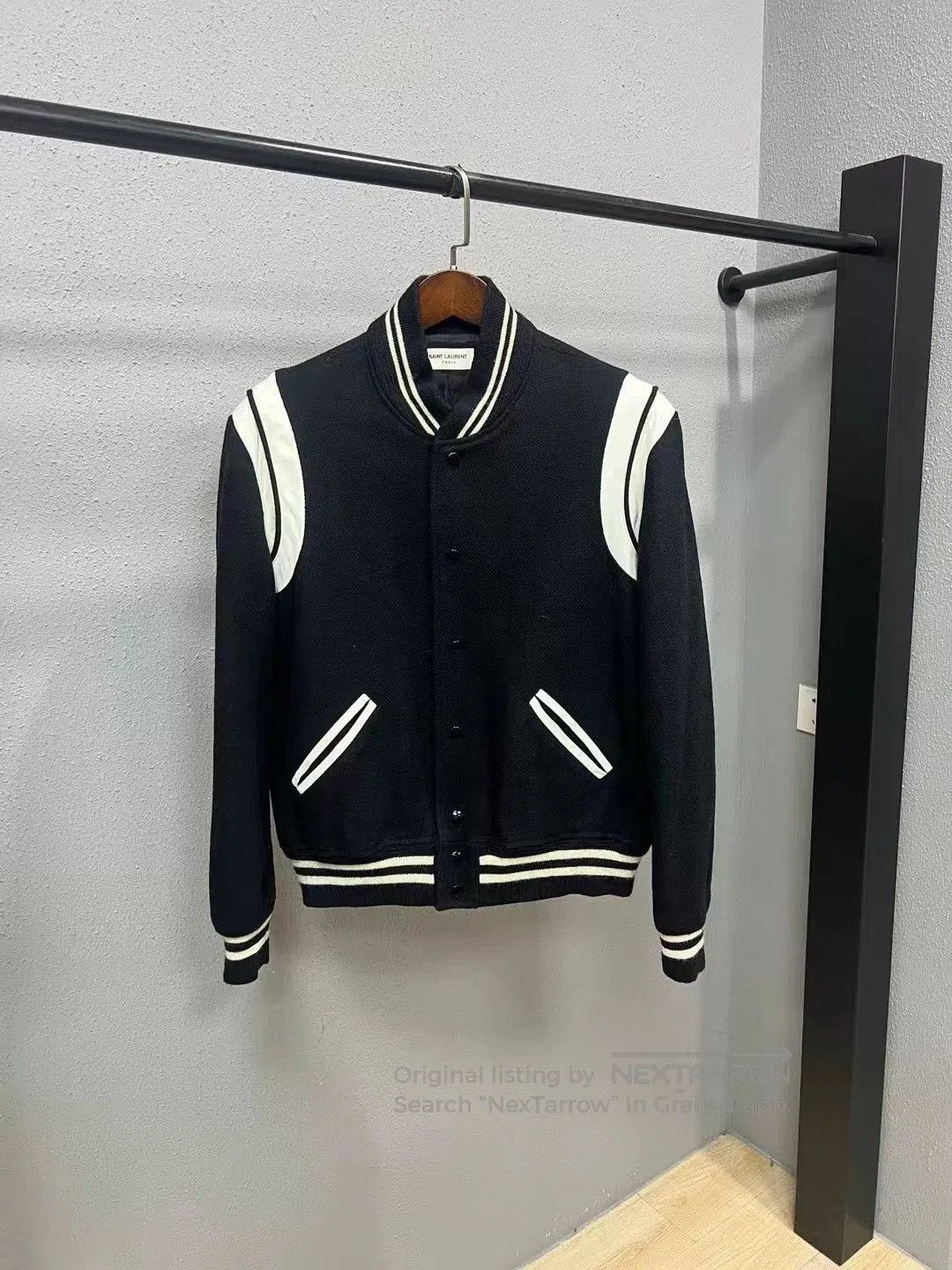 SLY black and white baseball jacket. Size US L / EU 52-54 / 3 - 1 Thumbnail