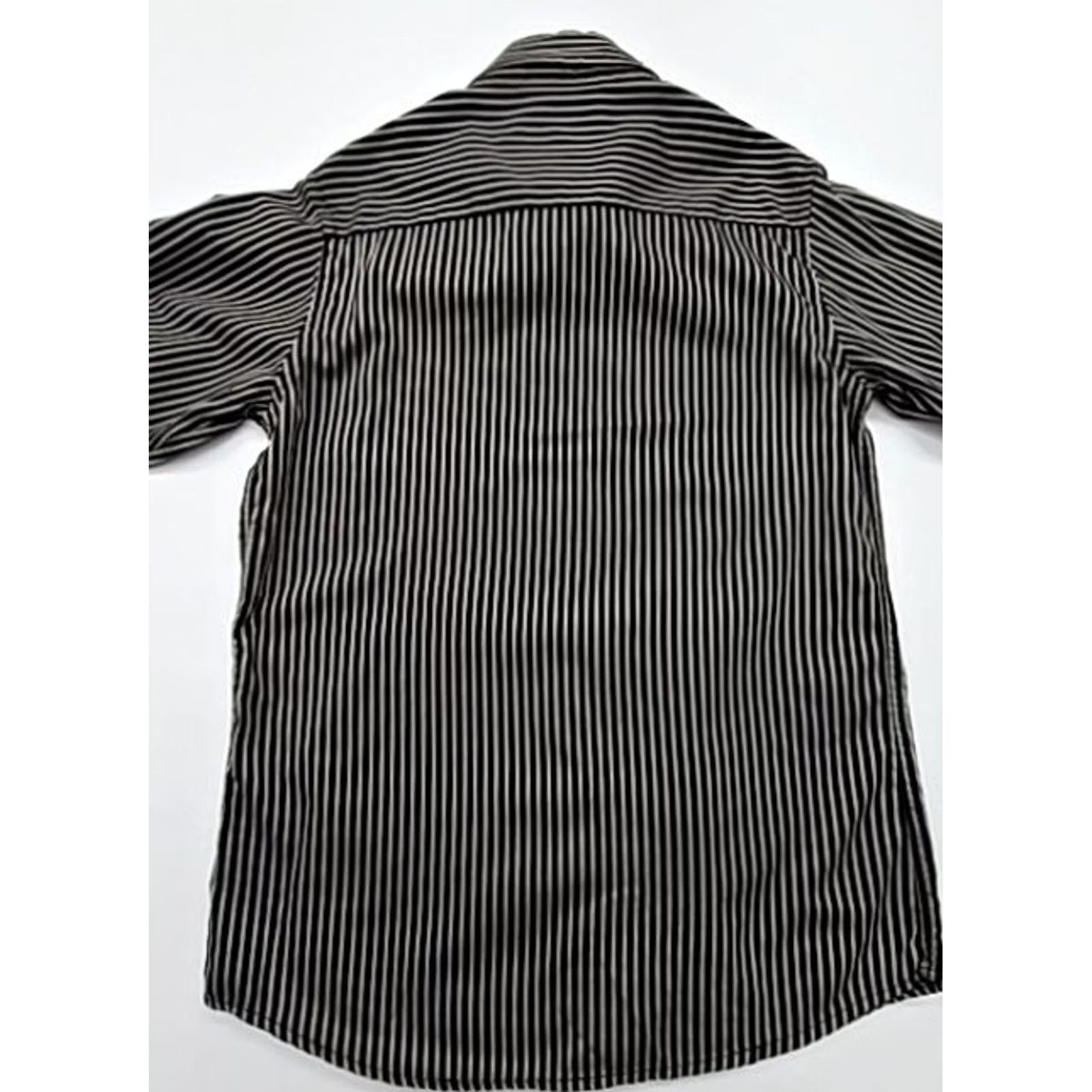Polo Ralph Lauren Polo Ralph Lauren Dress Shirt Polo by Ralph Lauren Striped Black White Custom Fit Men's S Size 36R - 2 Thumbnail