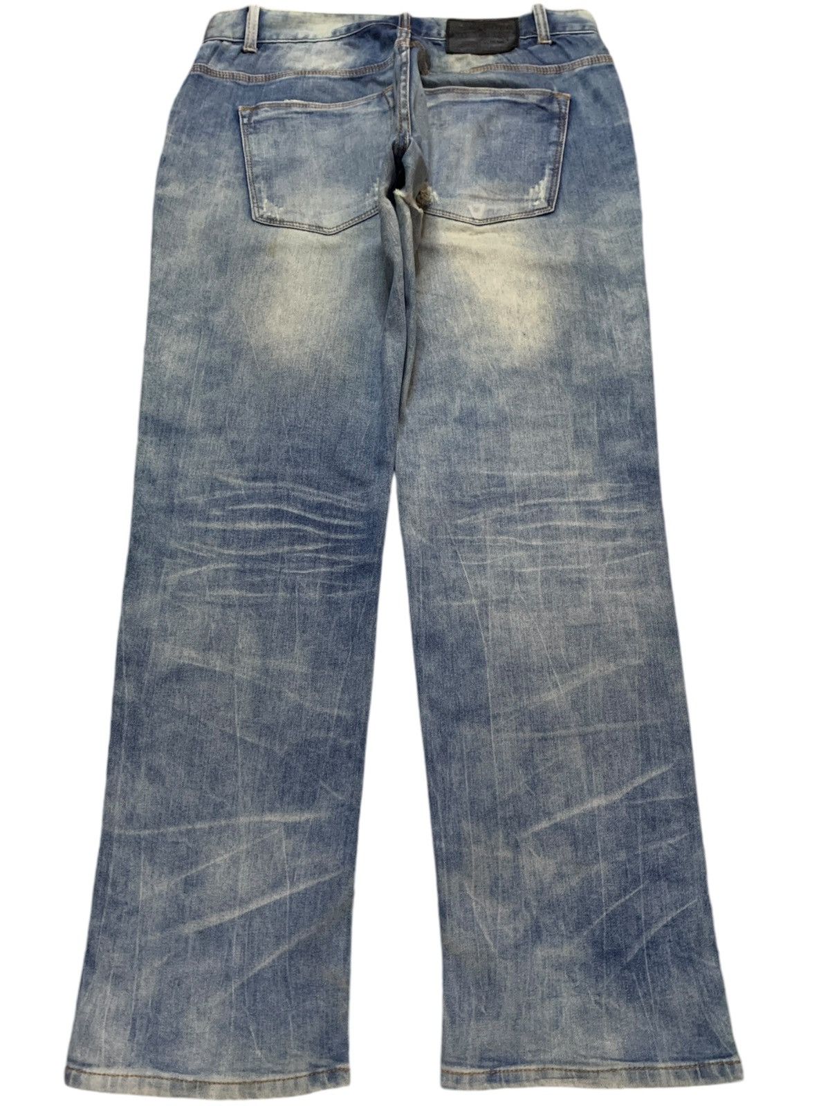 In The Attic × Japanese Brand Vintage Japanese In The Attic Bleached Distress Loose Jeans Size US 32 / EU 48 - 2 Thumbnail