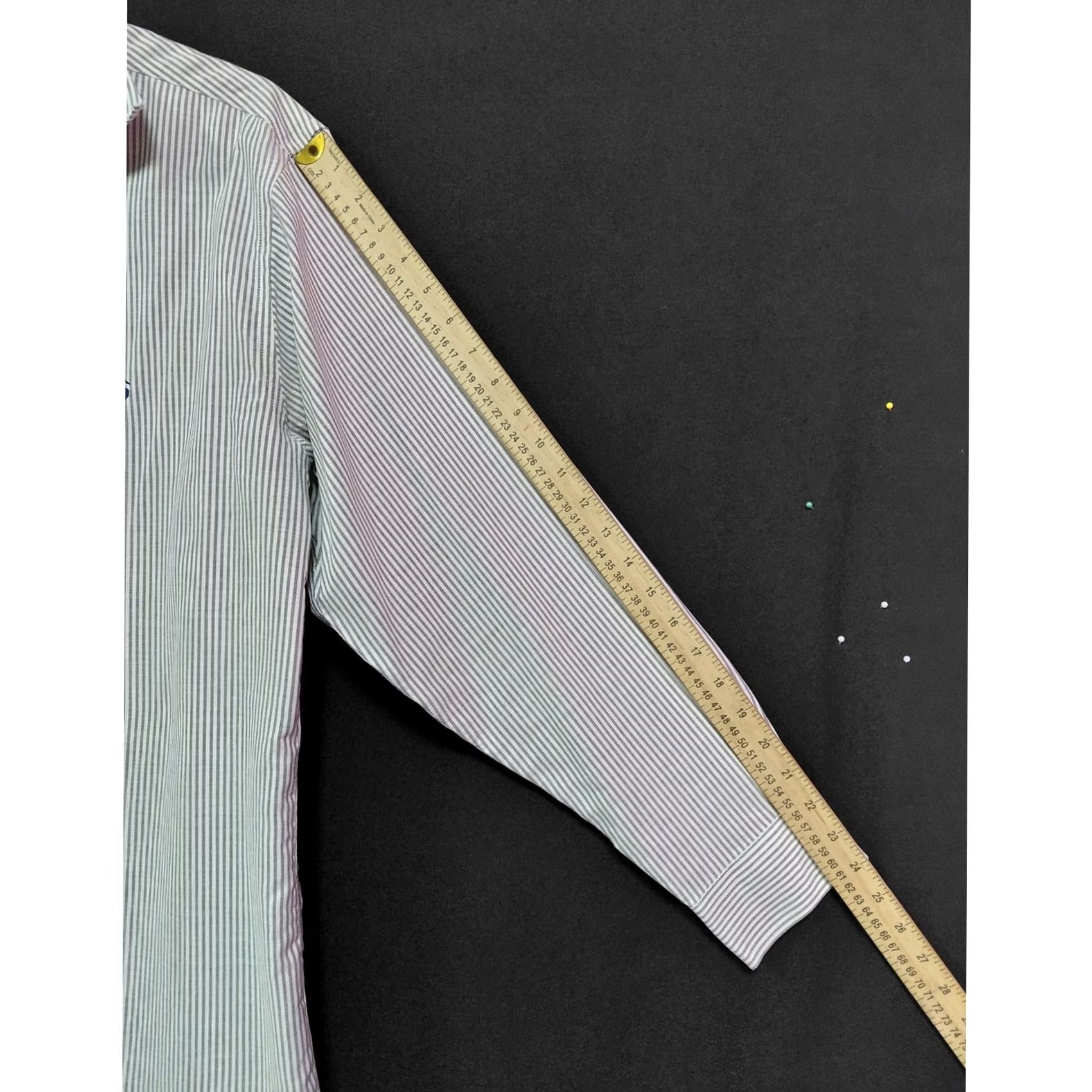 Brooks Brothers Brooks Brothers Shirt Long Sleeve Striped Non-Iron 100% Cotton Men M Size US M / EU 48-50 / 2 - 8 Thumbnail