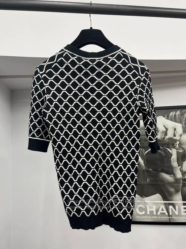 Chanel Chanel Black and white colour matching diamond checkered k Size XXS / US 00 / IT 34 - 3 Thumbnail