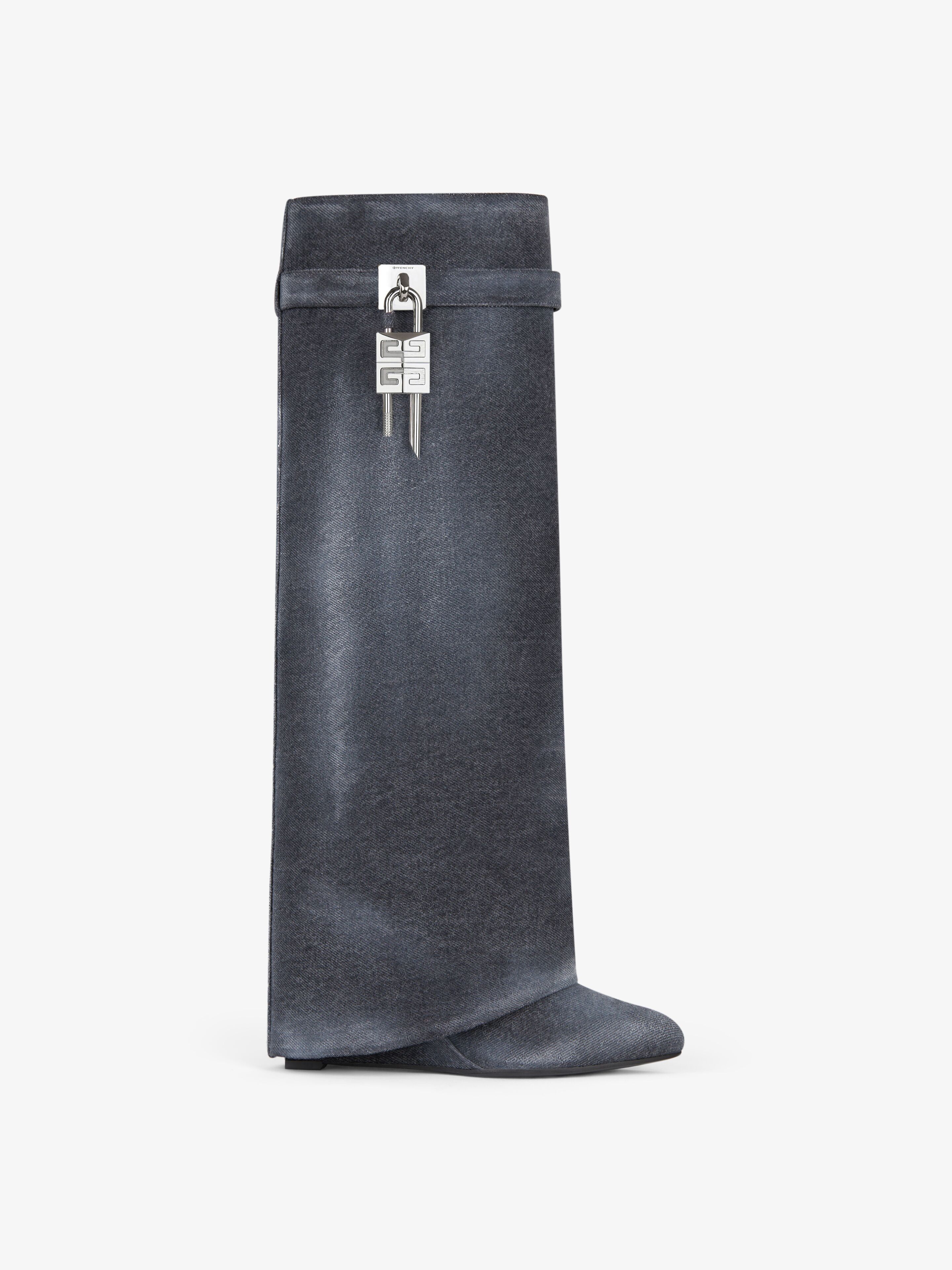 o1srvl11e0525 Shark Lock Pant Boots 90mm in Black