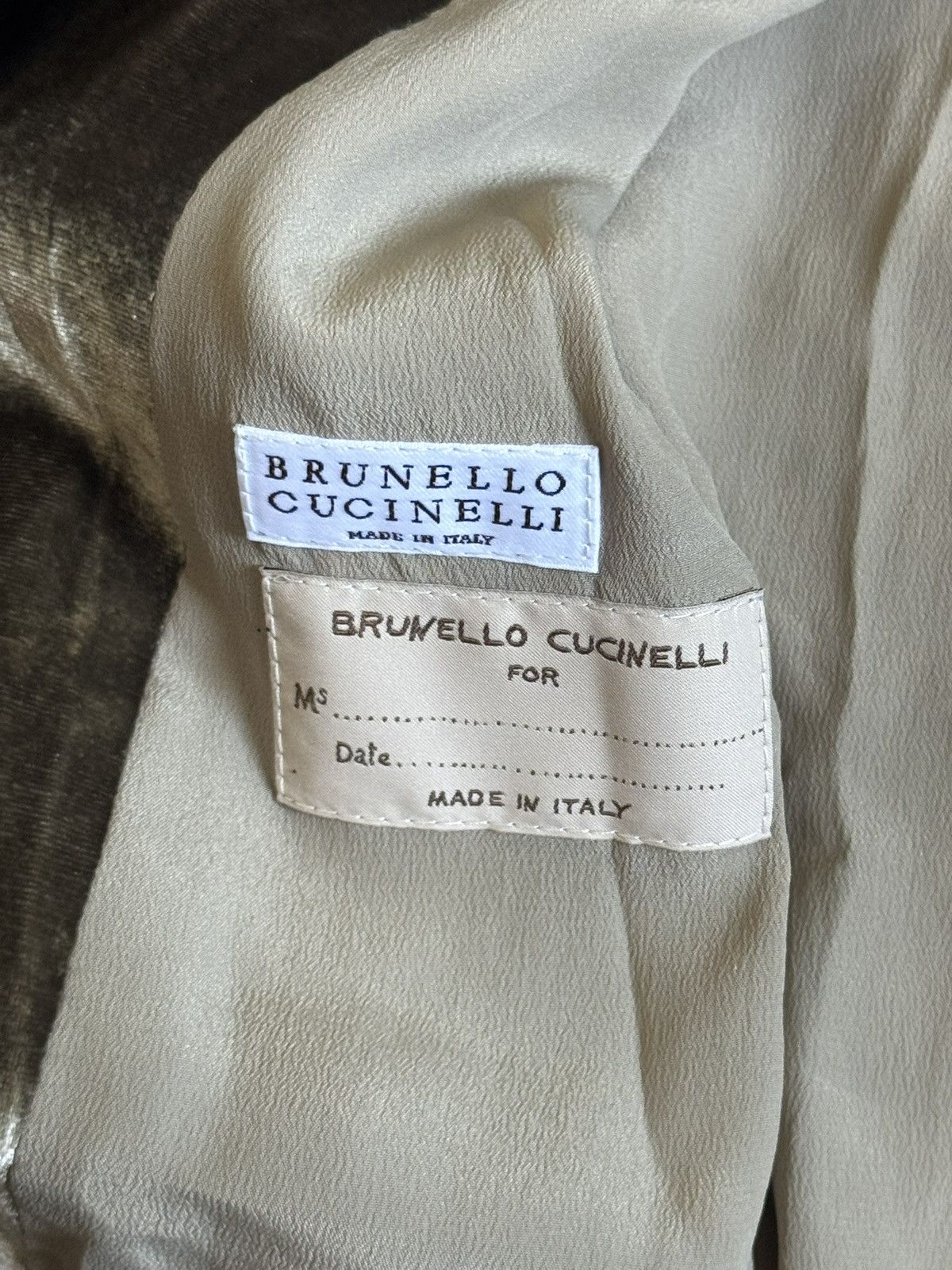 Brunello Cucinelli Brunello Cucinelli 40 velour velvet button up jacket blazer Size S / US 4 / IT 40 - 6 Thumbnail
