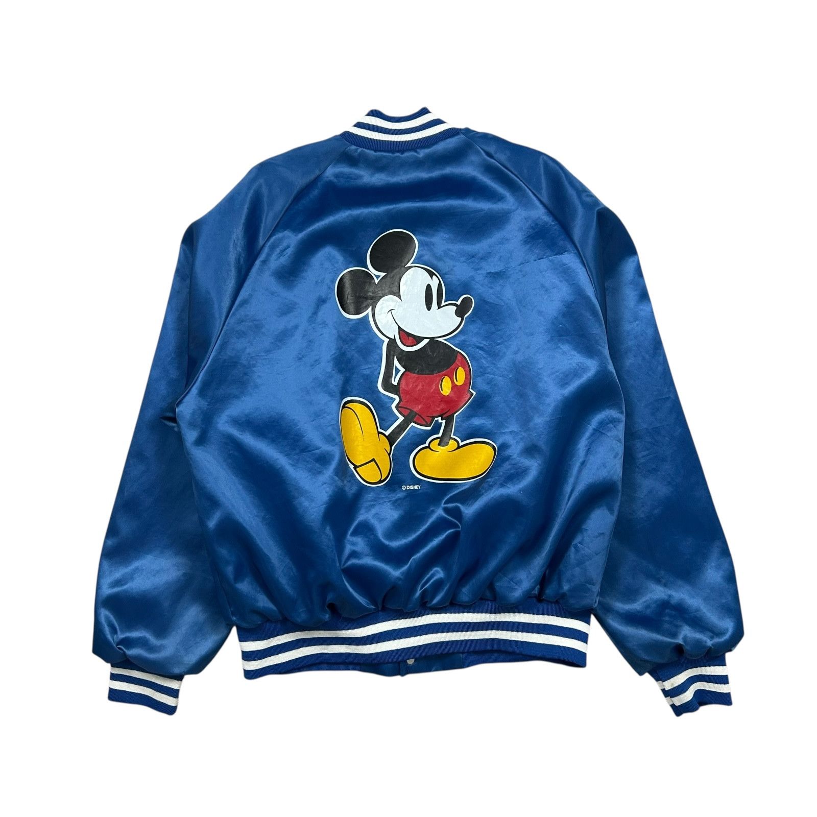 Disney VTG 90s DISNEY MICKEY MOUSE CHALK LINE SATIN JACKET SIZE XL Size US XL / EU 56 / 4 - 1 Thumbnail