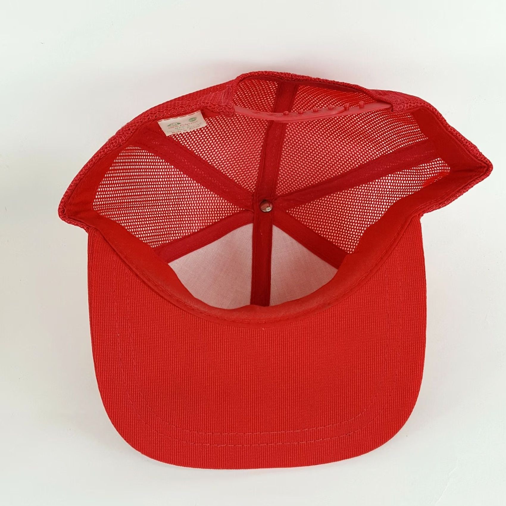 Vintage VINTAGE US 1st Marine Patch Trucker Hat Red Embroidered Snapback Military Cap Men Adjustable Size Size ONE SIZE - 7 Thumbnail