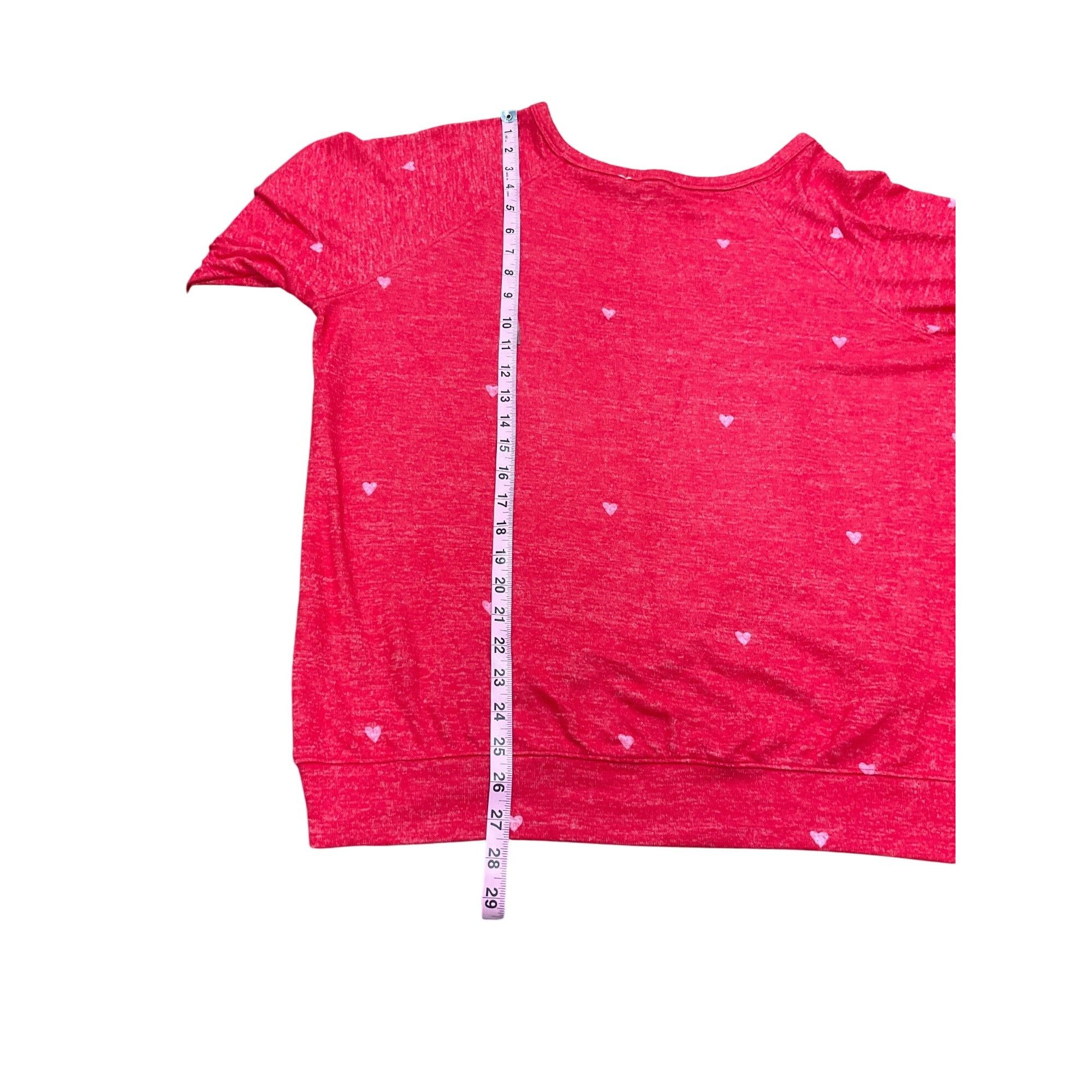 Buffalo David Bitton Buffalo David Bitton XL Red Long Sleeve Top With Subtle Hear Size XL / US 12-14 / IT 48-50 - 4 Thumbnail