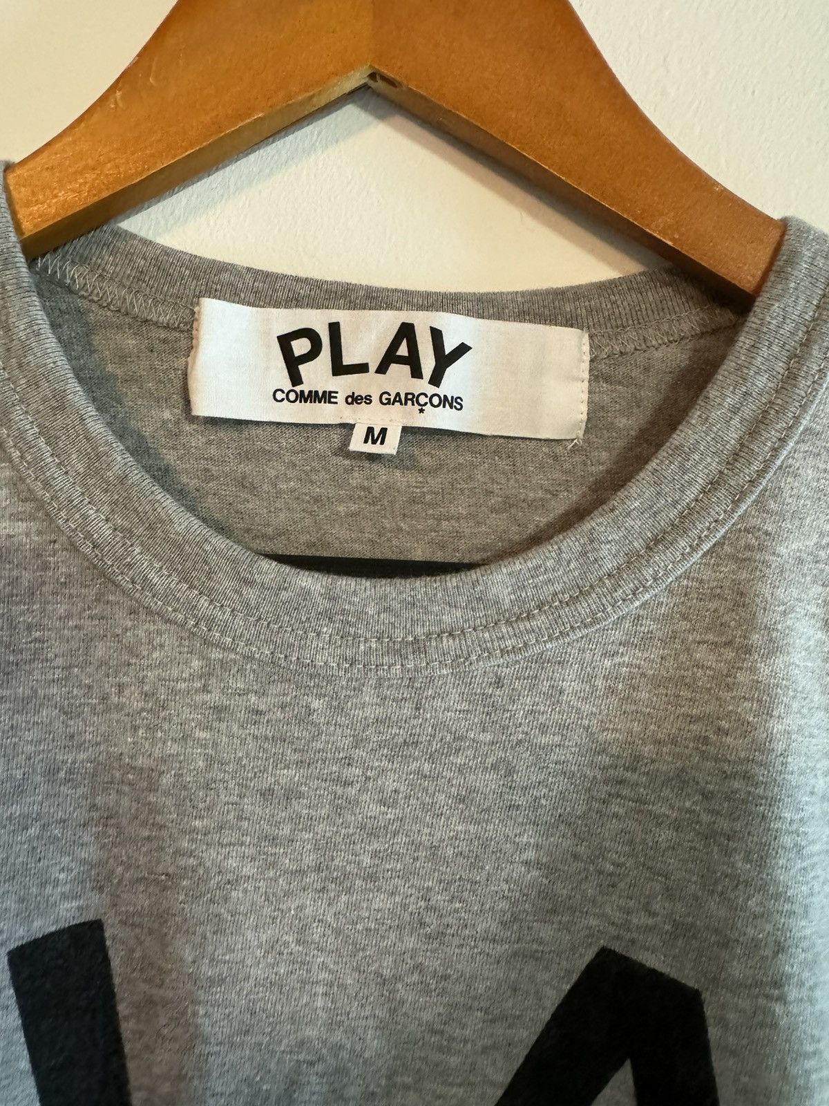 Comme des Garcons Commended garçon grey tee Size US M / EU 48-50 / 2 - 2 Thumbnail