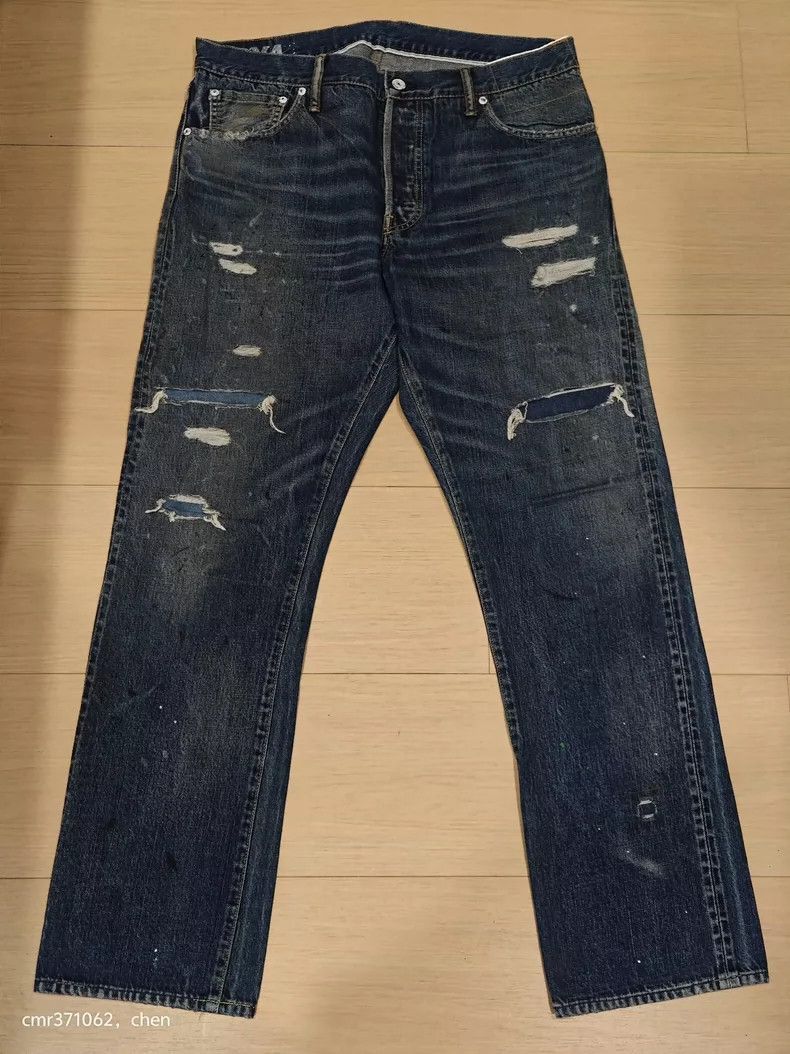 Visvim Visvim VISVIM Social Sculpture Denim Dry4 Design-2507 Size US 26 / EU 42 - 1 Thumbnail