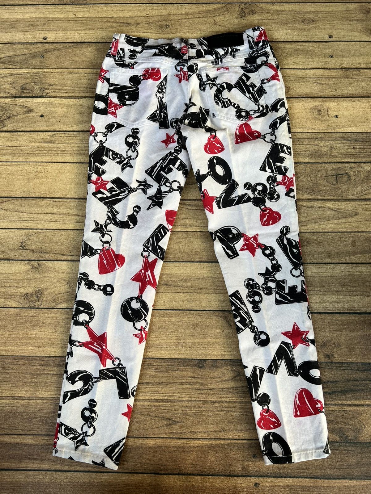 Moschino Moschino hanging ring full print pants Size 28" / US 6 / IT 42 - 5 Thumbnail