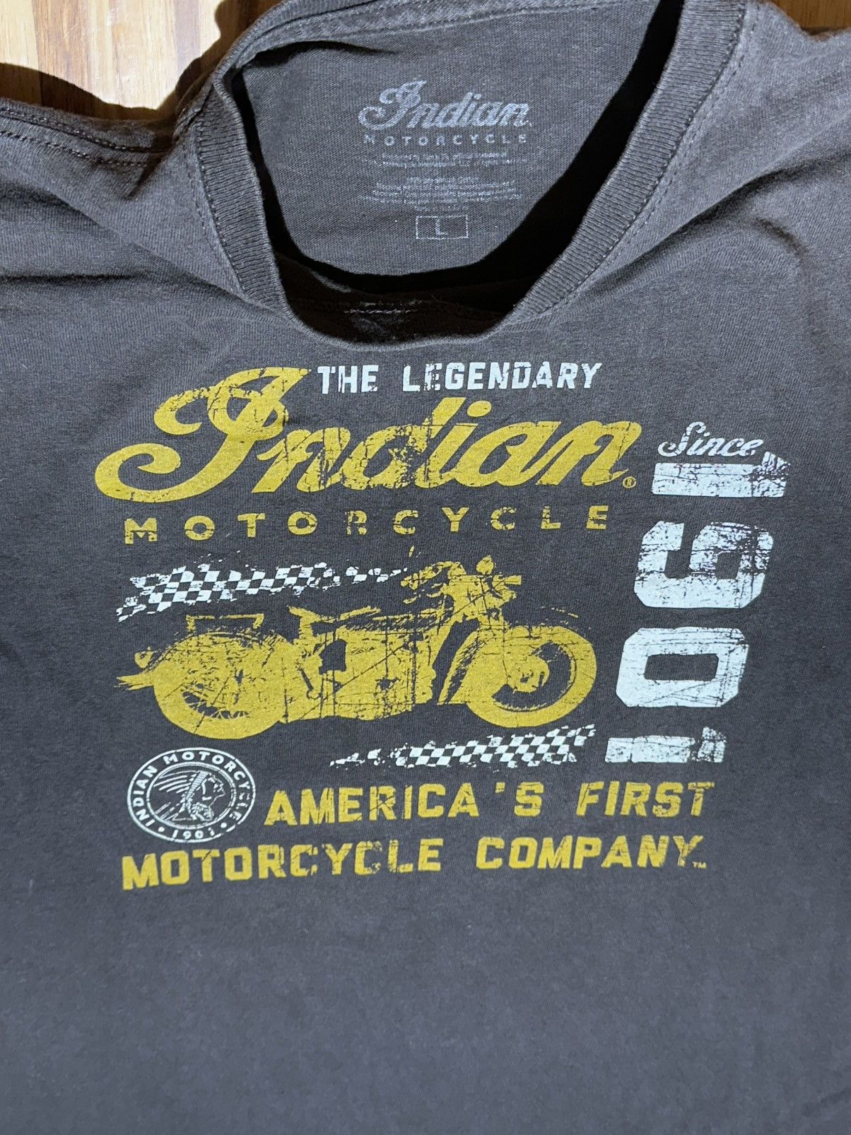 Indian Motorcycle ThelegendaryIndianMotorcycle 75thAnniversary SpiritofSturgis Size US L / EU 52-54 / 3 - 4 Thumbnail