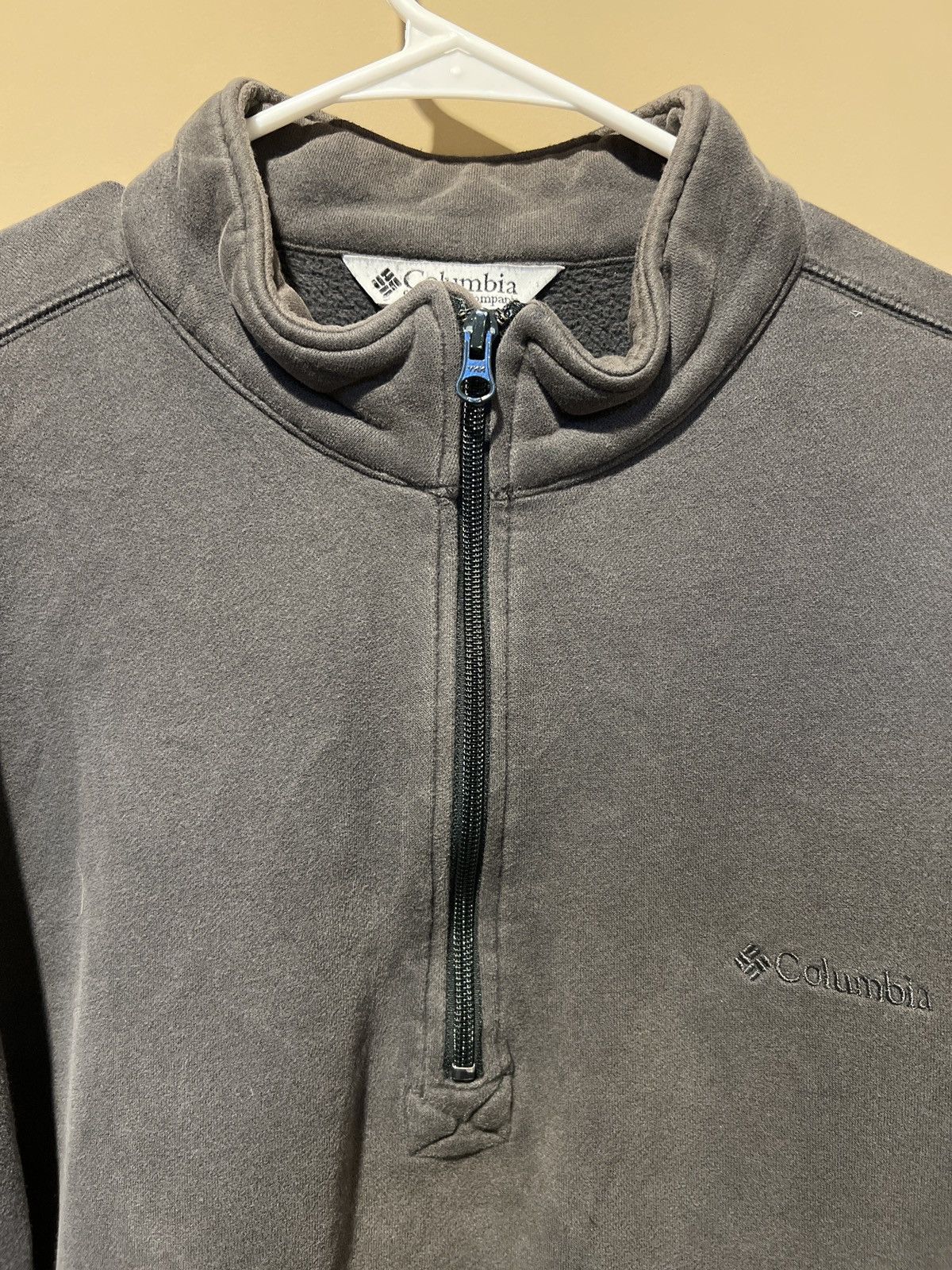 Columbia Vintage Columbia Quarter Zip Faded Distressed 1990s Size US XXL / EU 58 / 5 - 4 Thumbnail