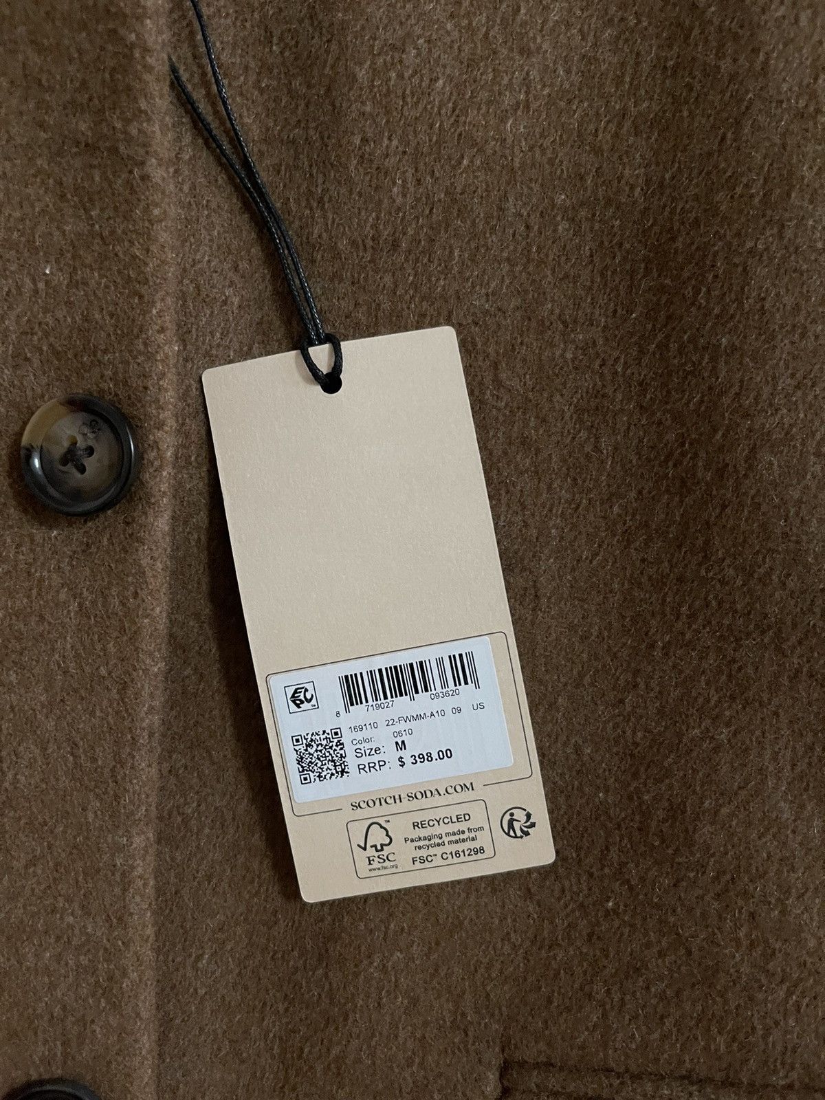 Scotch & Soda Scotch & Soda Coat Amsterdam Size US M / EU 48-50 / 2 - 5 Thumbnail