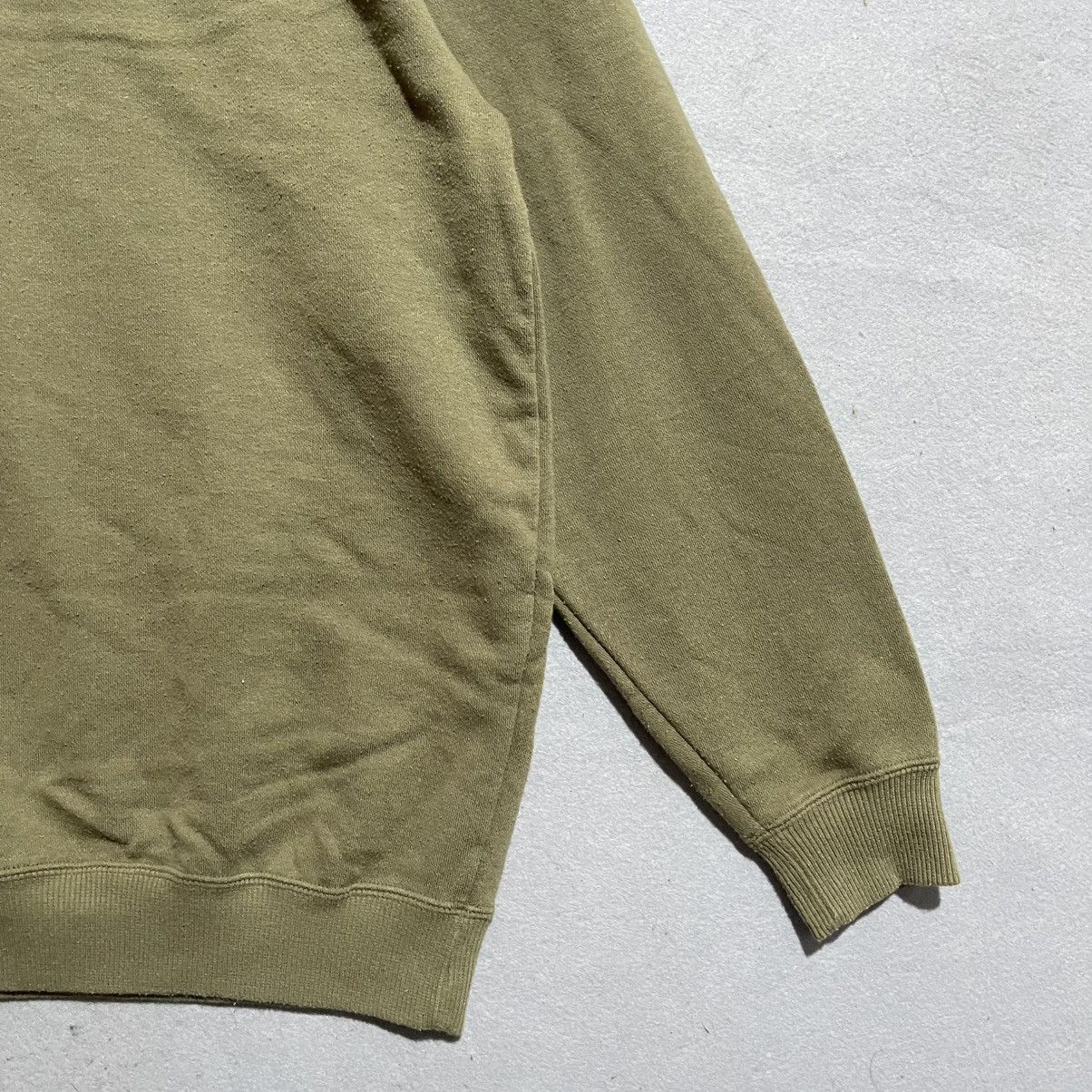 Japanese Brand Vintage 90s SACSNY Y’SACCS Button Neck Sweatshirt – Olive Size US L / EU 52-54 / 3 - 3 Thumbnail