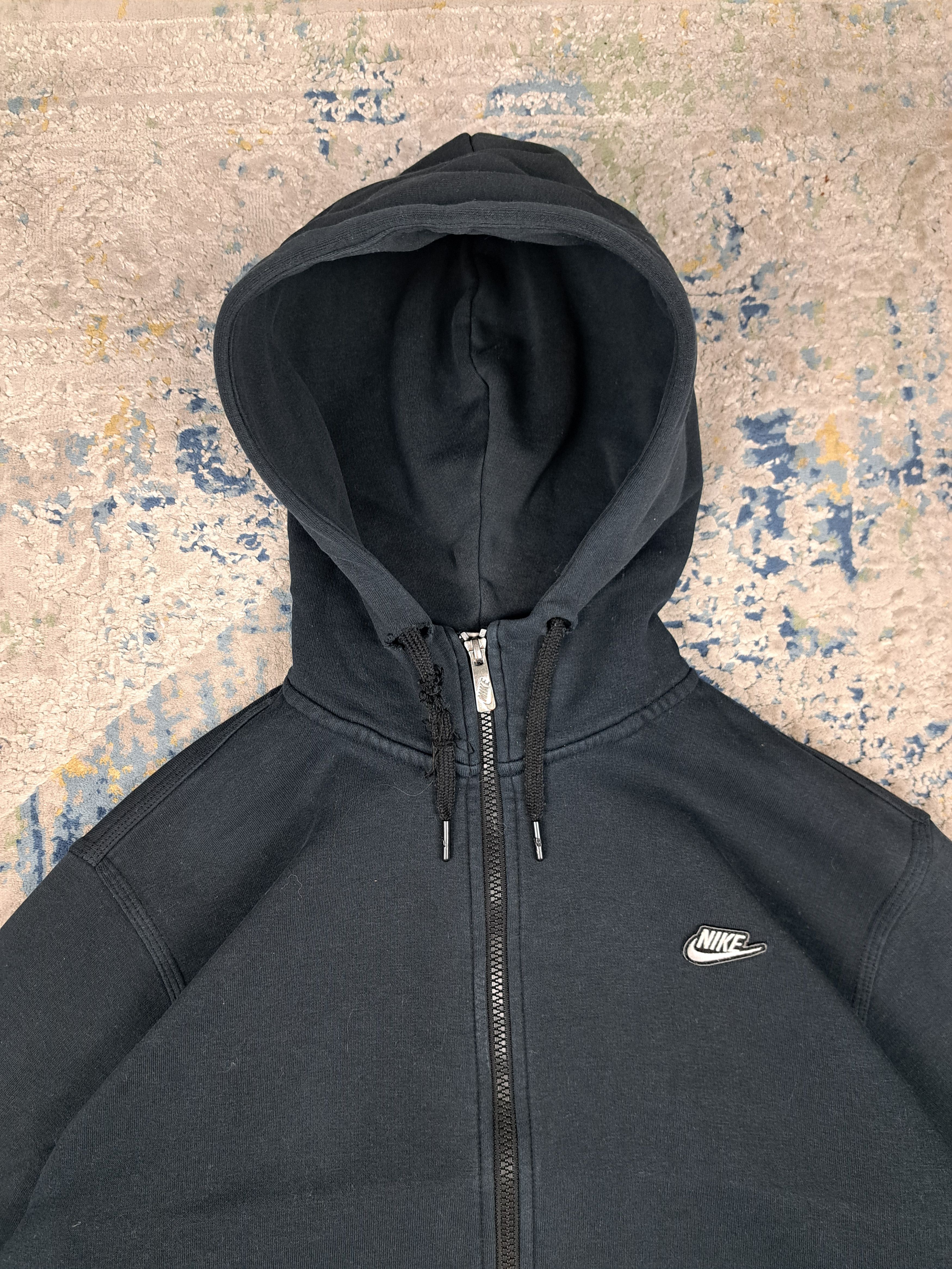 Nike Vintage 00s Nike Zip Up Hoodie Boxy Fit y2k Archive Size US L / EU 52-54 / 3 - 2 Thumbnail