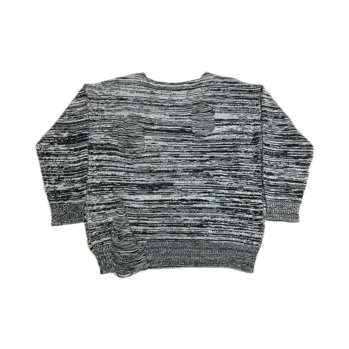 Hysteric Glamour × Japanese Brand × Seditionaries 🔥Sick Y2K Dig Deep Frayed Knit Sweater Distressed Size US M / EU 48-50 / 2 - 4 Thumbnail