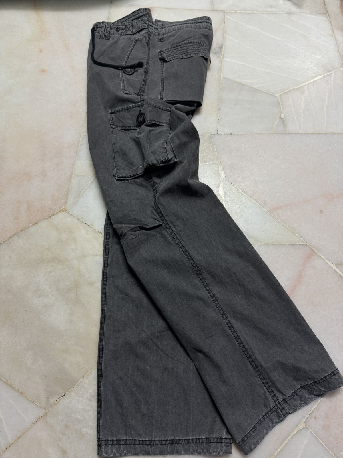 Tornado Mart VINTAGE JAPANESE FADED CARGO PANTS Size US 31 - 12 Thumbnail