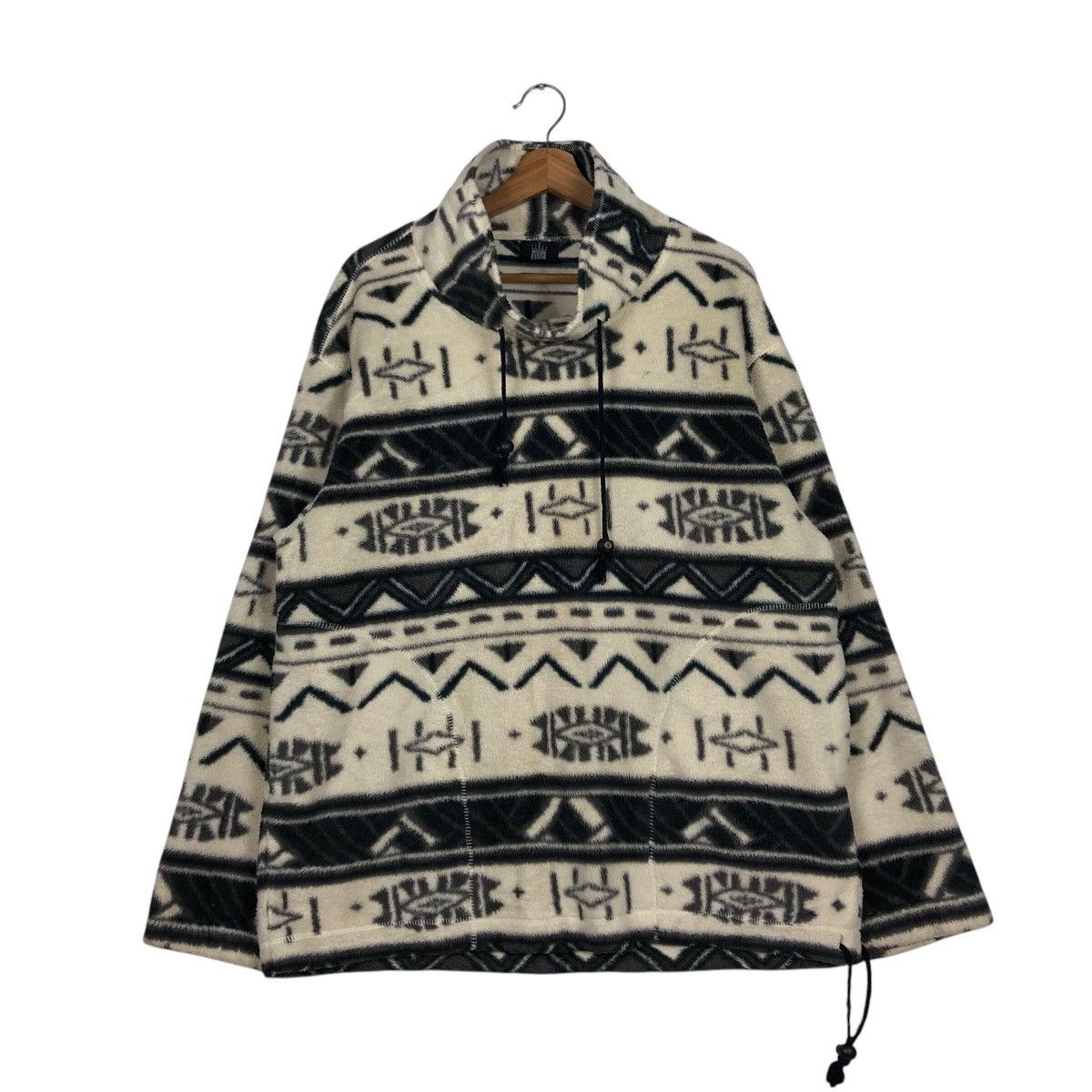 Japanese Brand Vintage Navajo Native Aztec Design Fleece Ksfc Issey Miyake Size US M / EU 48-50 / 2 - 2 Thumbnail