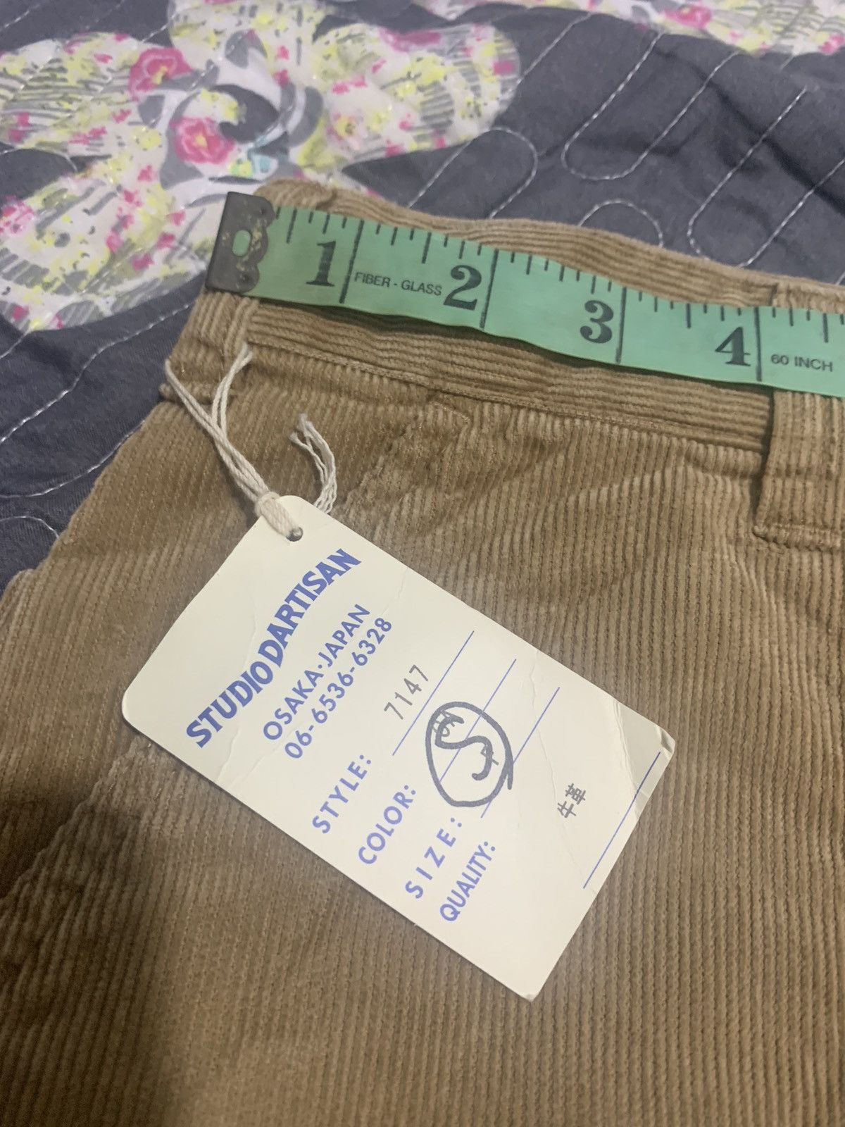 Studio D'Artisan Studio D’Artisan Osaka corduroy pants baggy skate streetwear Size US 29 - 9 Thumbnail