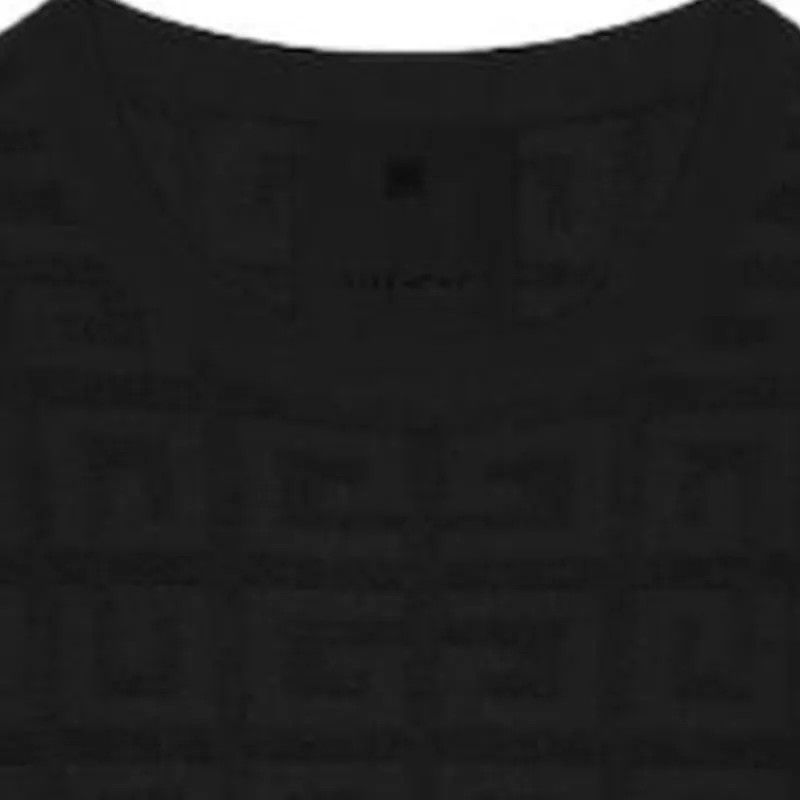 Givenchy o1srvl11e0625 Logo Detailed Cropped Sweater in Black Size XL / US 12-14 / IT 48-50 - 4 Thumbnail
