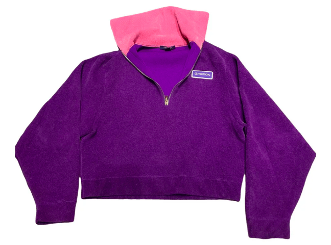 Louis Vuitton Women's Vuittamins zip collar sweater cotton and wool Size M / US 6-8 / IT 42-44 - 1 Thumbnail
