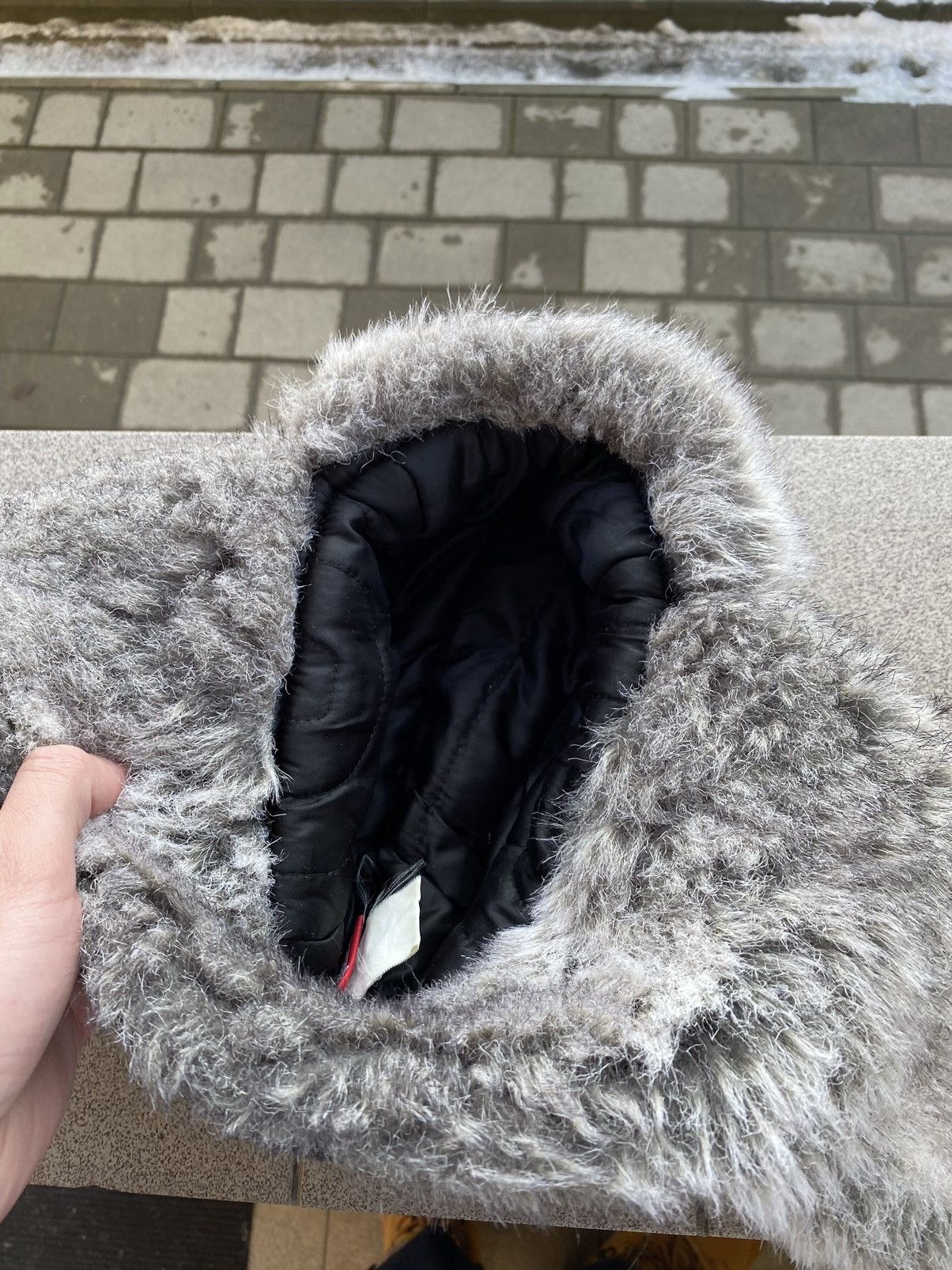 Hysteric Glamour × Vintage Crazy Y2k Mohair Fuzzy Hat Ushanka Punk Winter Size ONE SIZE - 6 Thumbnail