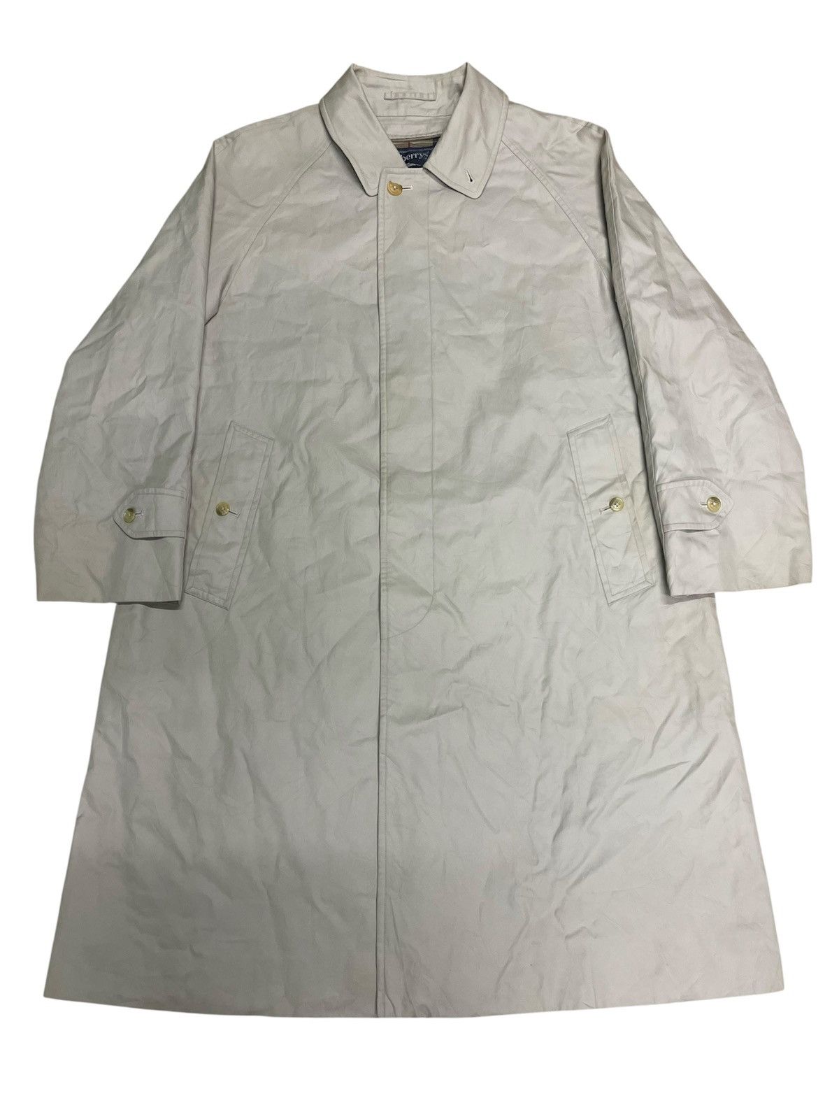 Burberry Vintage Burberrys Nova Check Lined Rain Mac Trench Coat Size US L / EU 52-54 / 3 - 2 Thumbnail