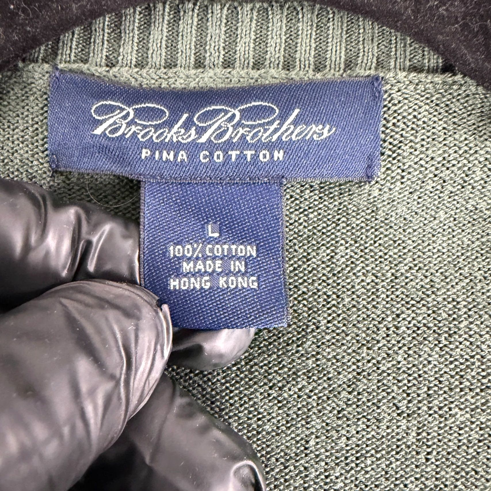 Brooks Brothers Brooks Brothers Sweater Vest Men Large Green 100% Cotton V-Neck Vintage Polo/Casual City Preppy Mens Vest Size US L / EU 52-54 / 3 - 6 Thumbnail