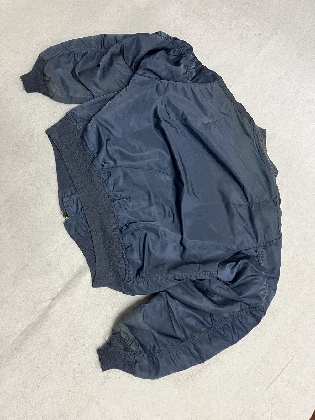 Alpha Industries 383. 80s Alpha MA-1 Flight Jacket USA Knoxville Vintage Size US L / EU 52-54 / 3 - 2 Thumbnail