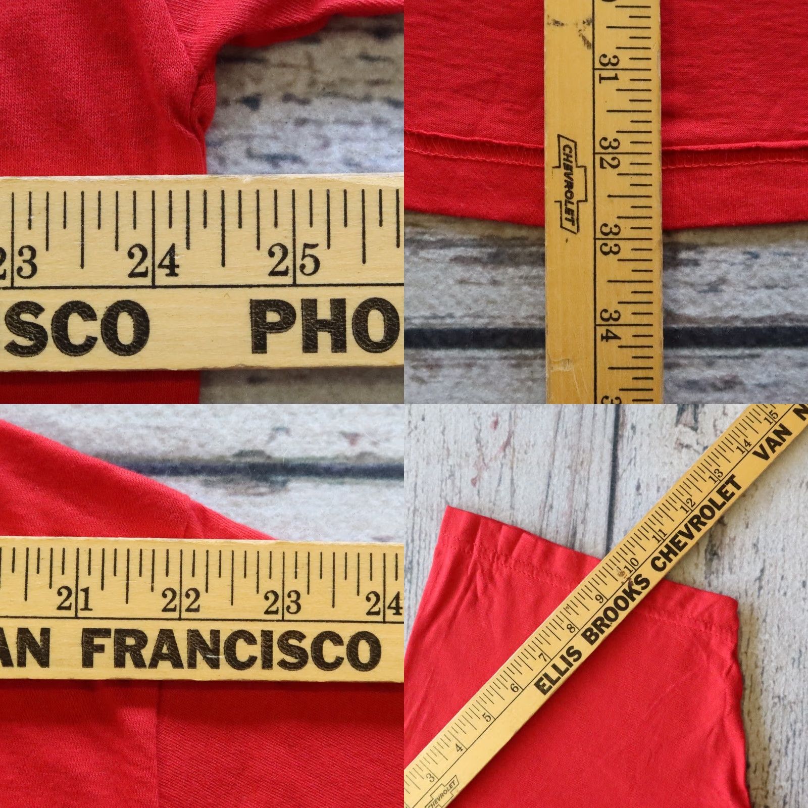 Vintage VINTAGE The Rolling Stones Tshirt Anaheim Band XL Red Mens Shirts Band XL Red US Size US XL / EU 56 / 4 - 8 Thumbnail