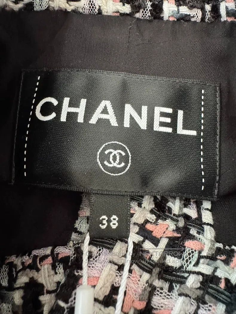 Chanel Chanel Black mixed colour woven four-pocket stand-up colla Size XS / US 0-2 / IT 36-38 - 3 Thumbnail