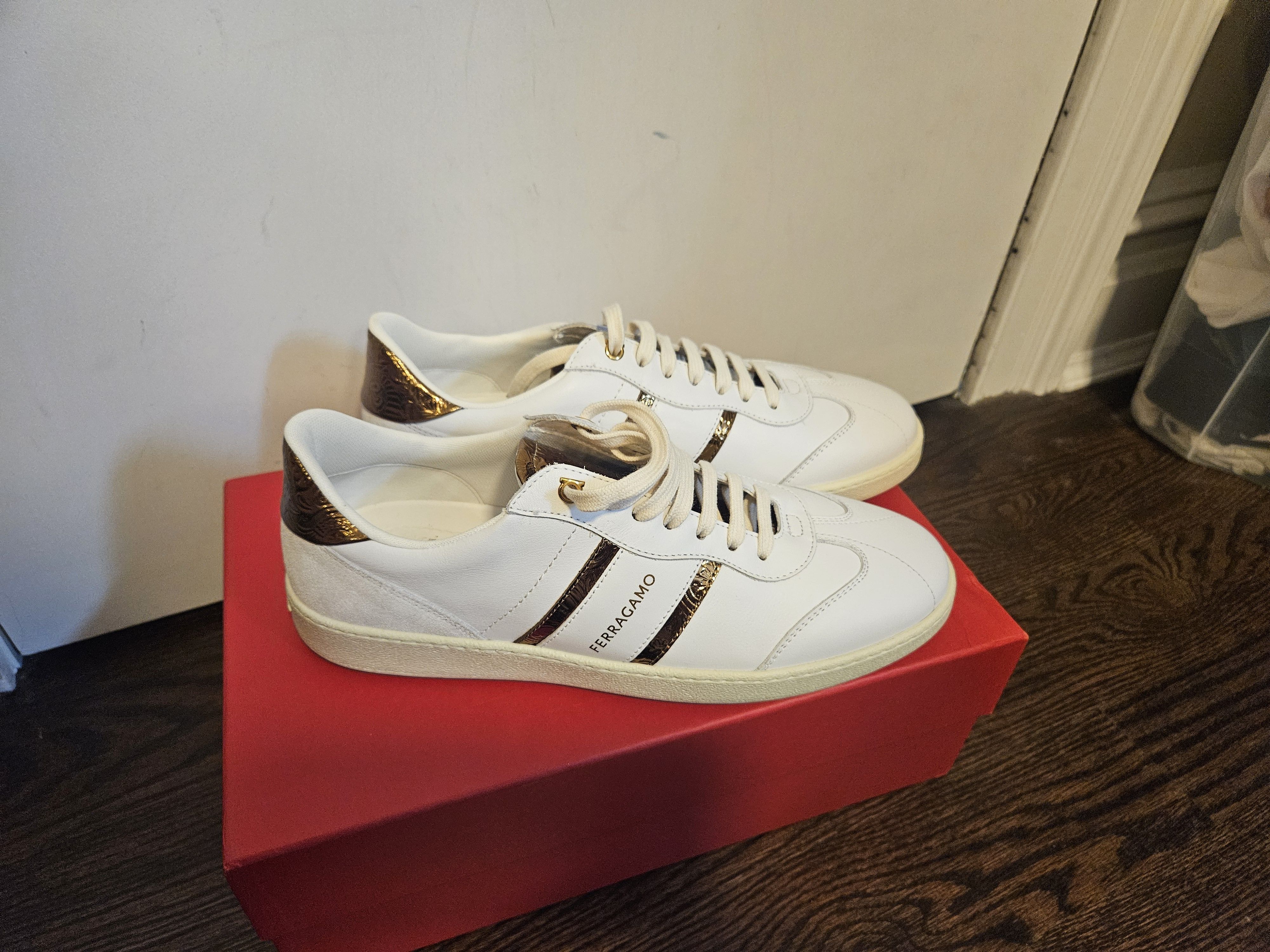 Salvatore Ferragamo Salvatore Ferragamo Achille 2 Leather Sneakers Size US 8.5 / EU 41-42 - 5 Thumbnail