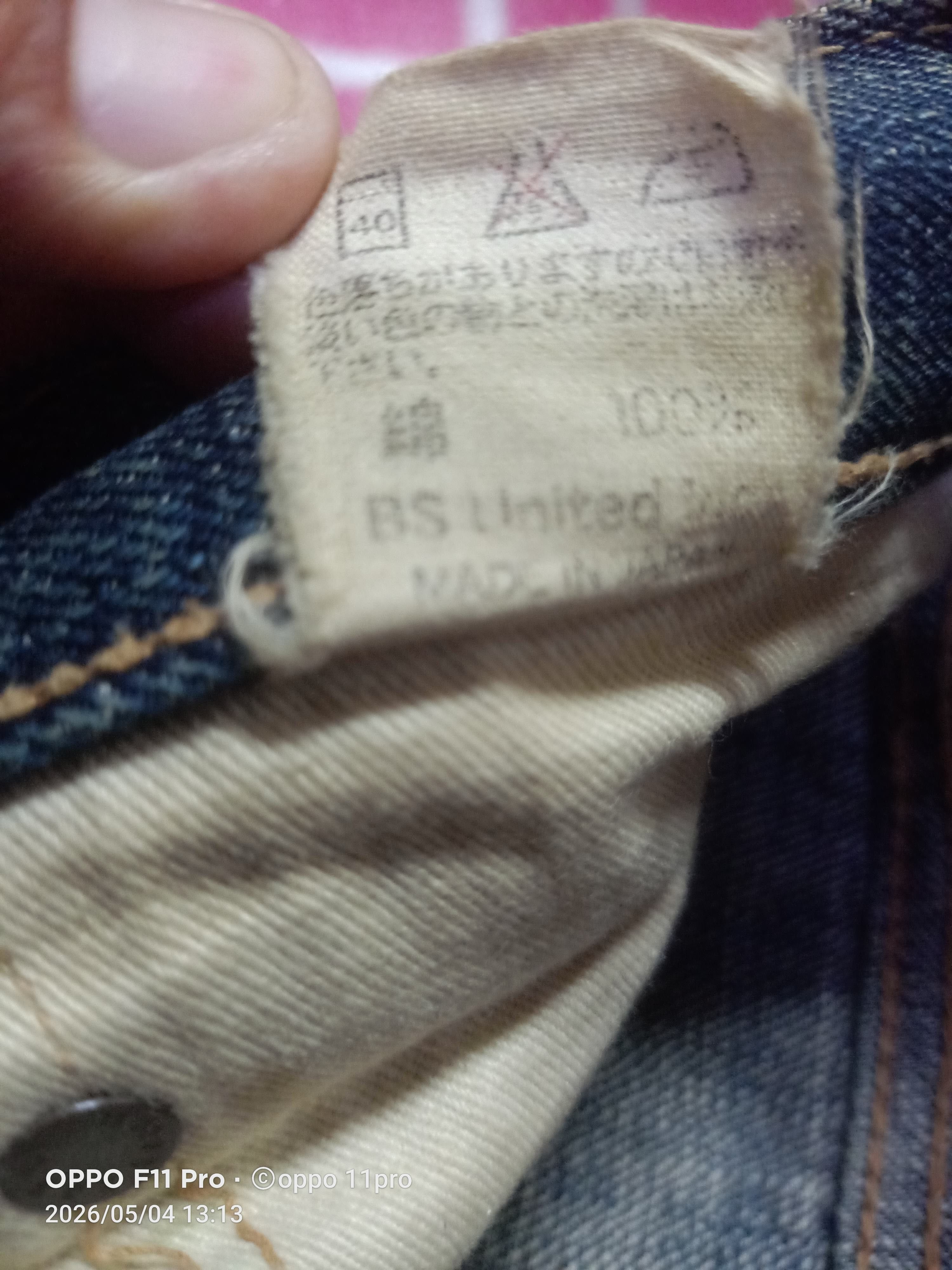 Oni Oni Denim 14oz Pure Blue Distressdenim Redselved Size US 30 / EU 46 - 24 Thumbnail