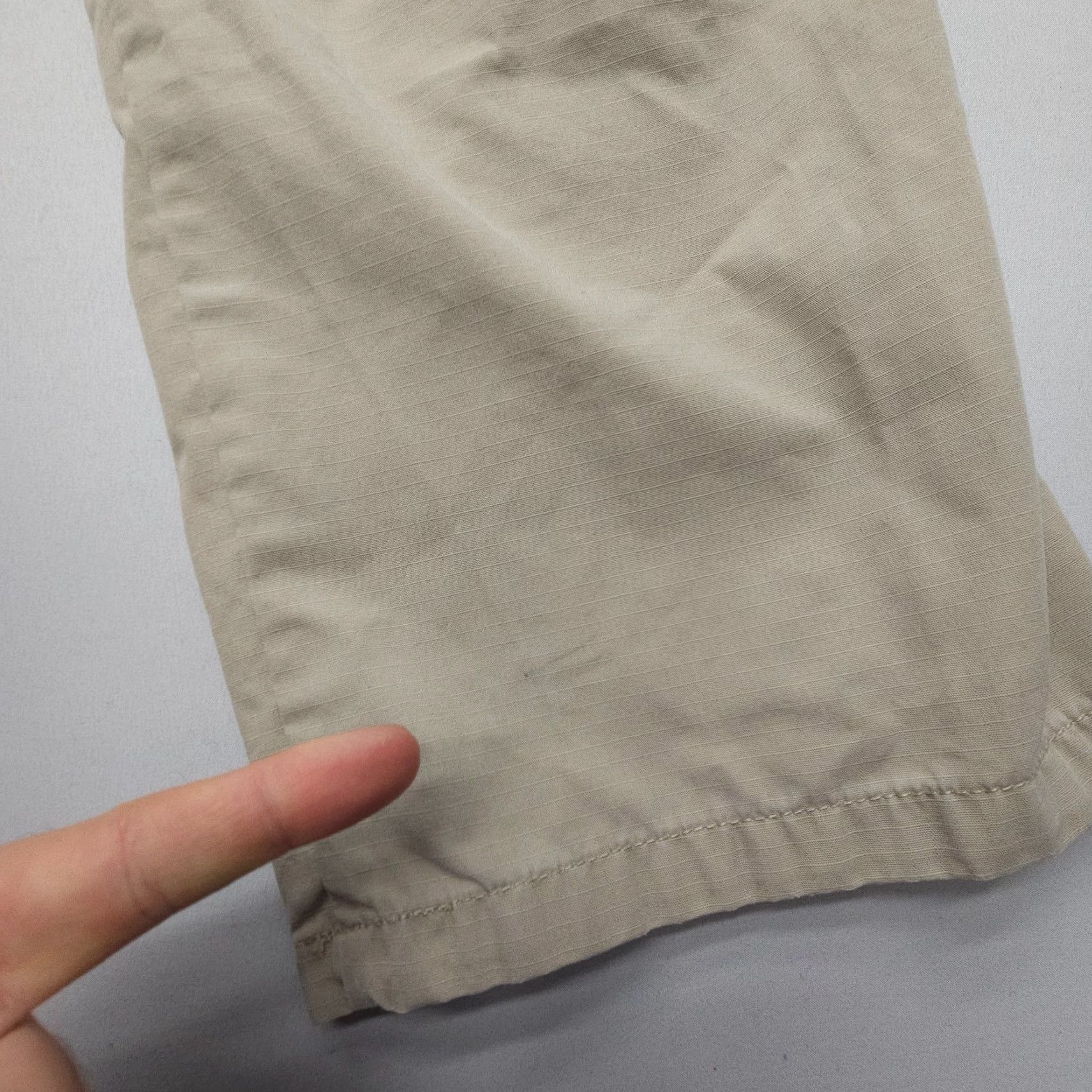 Propper Propper Tactical Pants / Combat Uniform Pants Mens 36 x 34 Tan Ripstop Canvas Cargo Pocket Workwear Regular Straight Fit Army 90s Theme Size US 36 / EU 52 - 4 Thumbnail