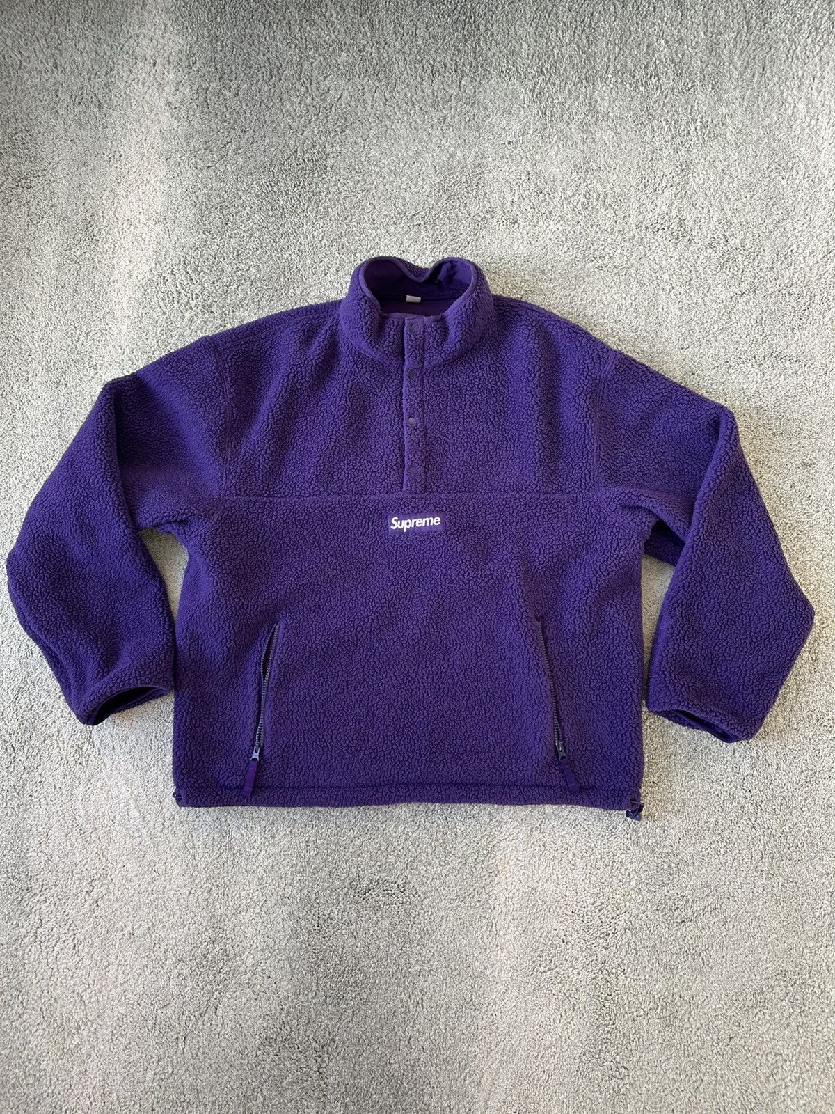 Supreme Supreme Polartec Shearling Reversible Pullover Size US L / EU 52-54 / 3 - 5 Thumbnail
